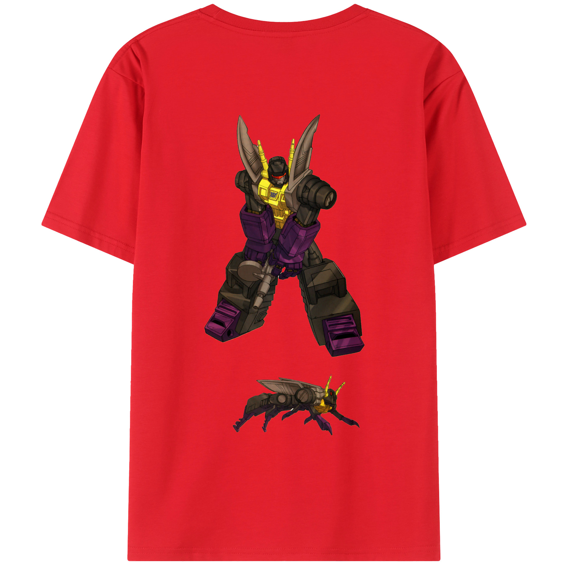 （画像用）  綿100％ メンズ半袖Tシャツ（バックプリント） 通気性