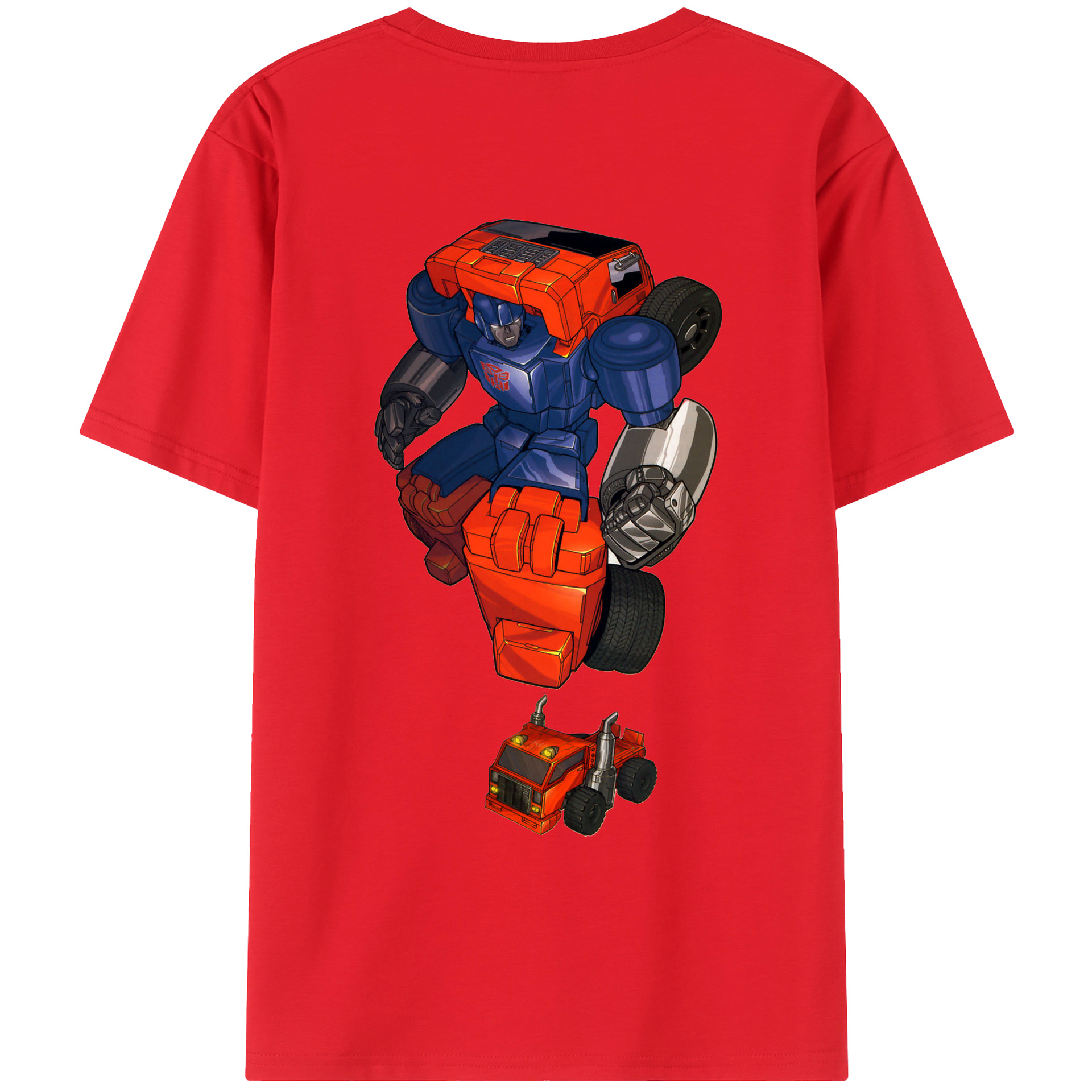 （画像用）  綿100％ メンズ半袖Tシャツ（バックプリント） 通気性