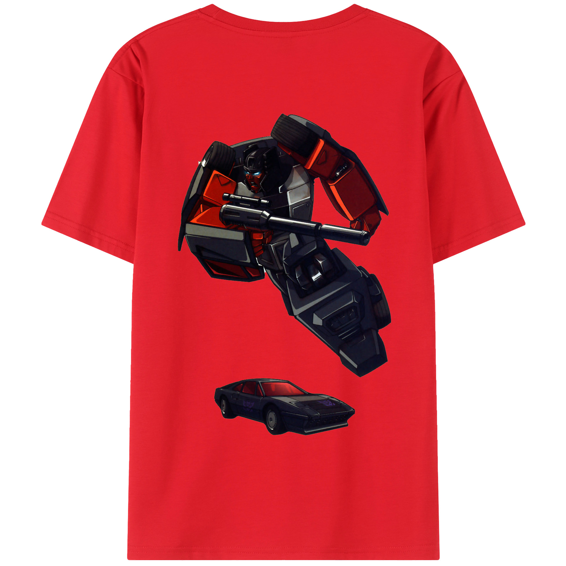 （画像用）  綿100％ メンズ半袖Tシャツ（バックプリント） 通気性