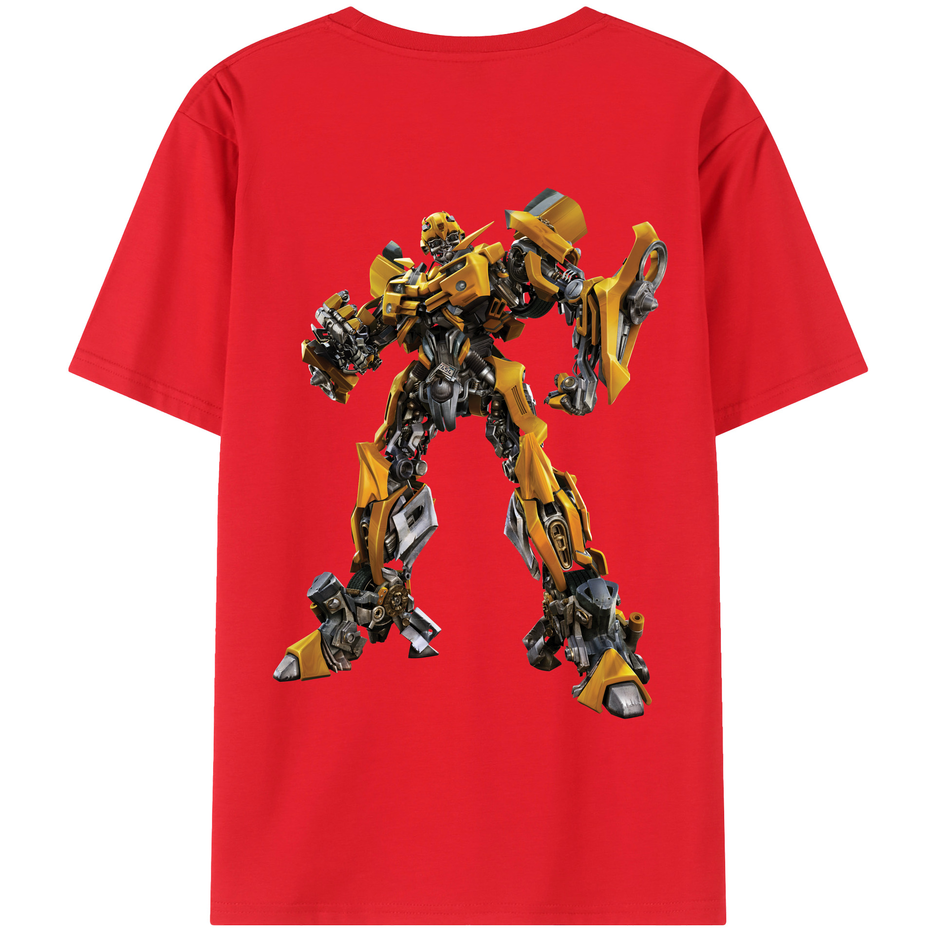 （画像用）  綿100％ メンズ半袖Tシャツ（バックプリント） 通気性