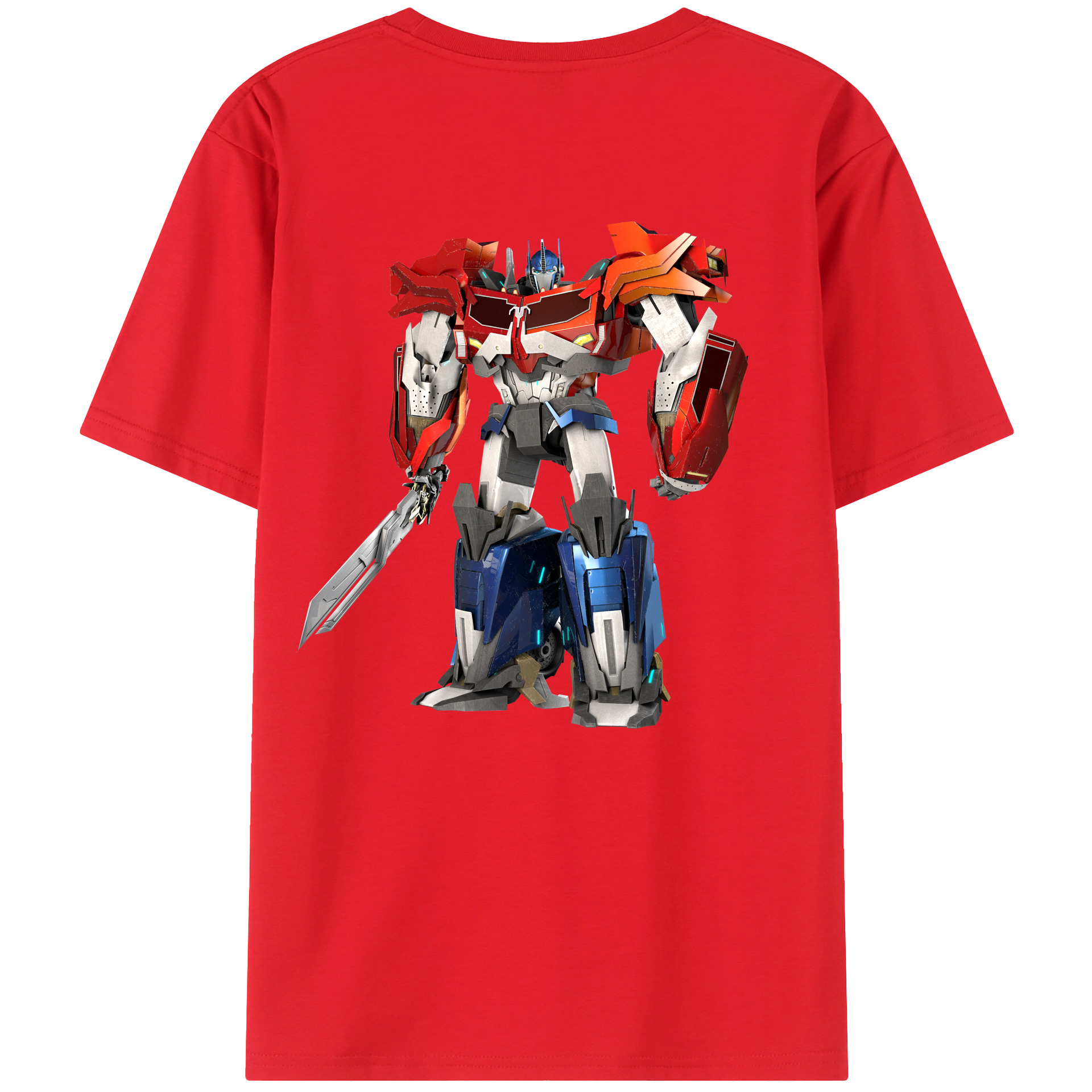 （画像用）  綿100％ メンズ半袖Tシャツ（バックプリント） 通気性