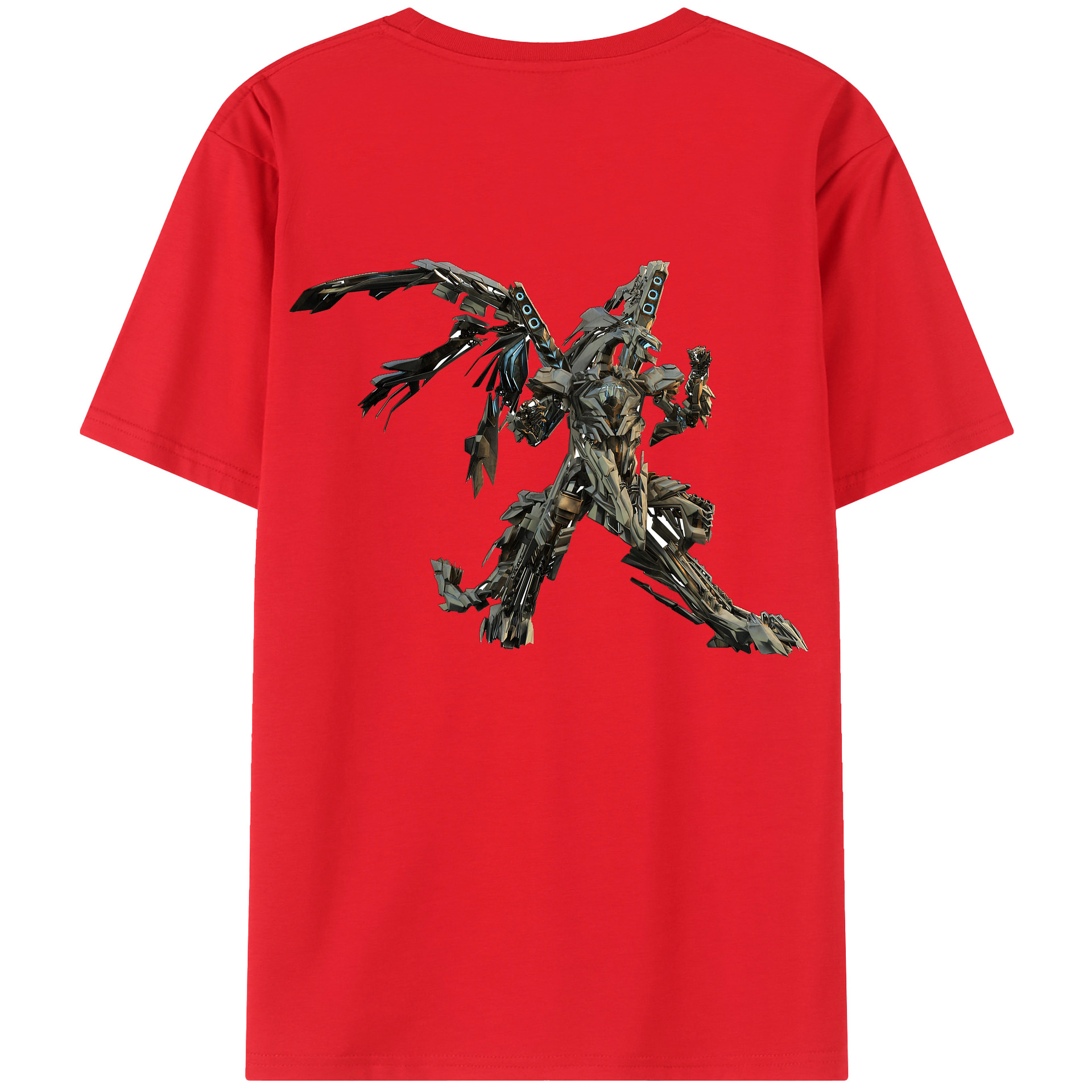 （画像用）  綿100％ メンズ半袖Tシャツ（バックプリント） 通気性