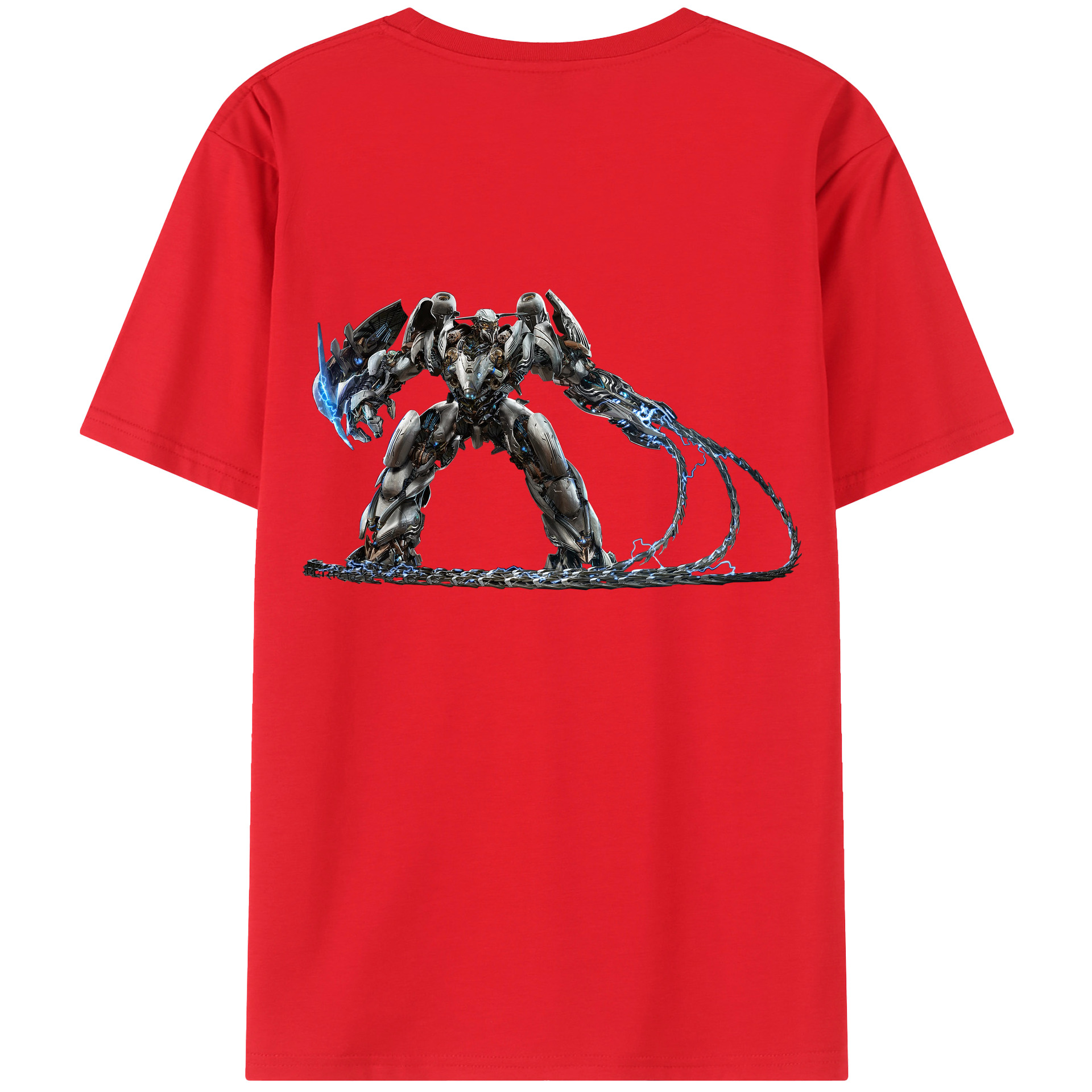 （画像用）  綿100％ メンズ半袖Tシャツ（バックプリント） 通気性