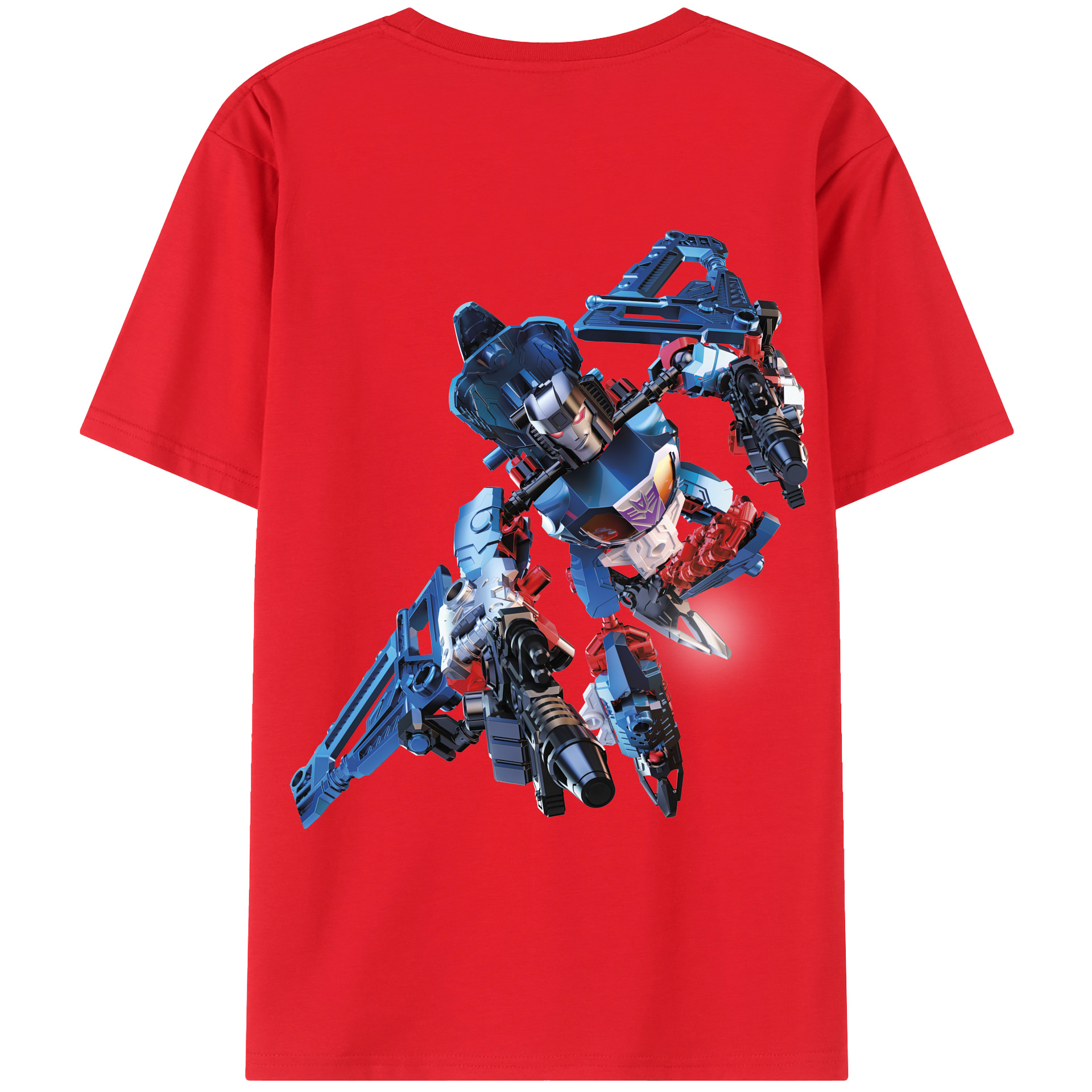 （画像用）  綿100％ メンズ半袖Tシャツ（バックプリント） 通気性