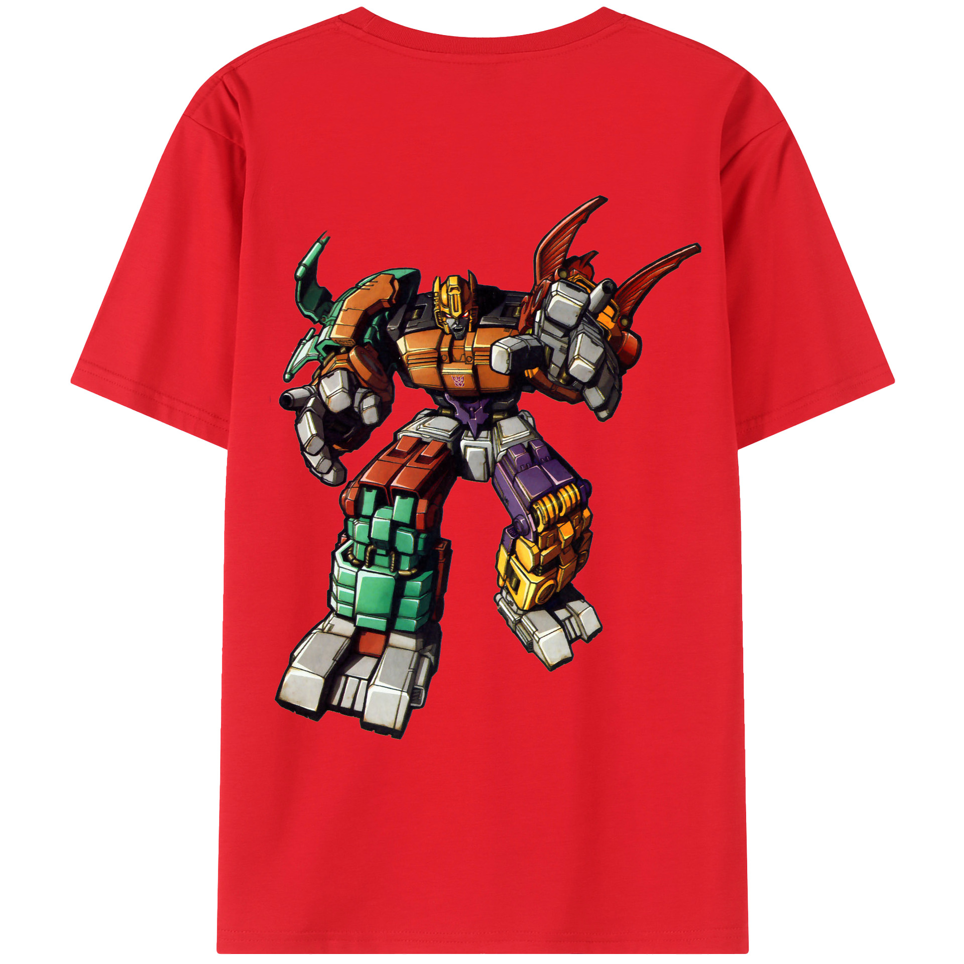 （画像用）  綿100％ メンズ半袖Tシャツ（バックプリント） 通気性