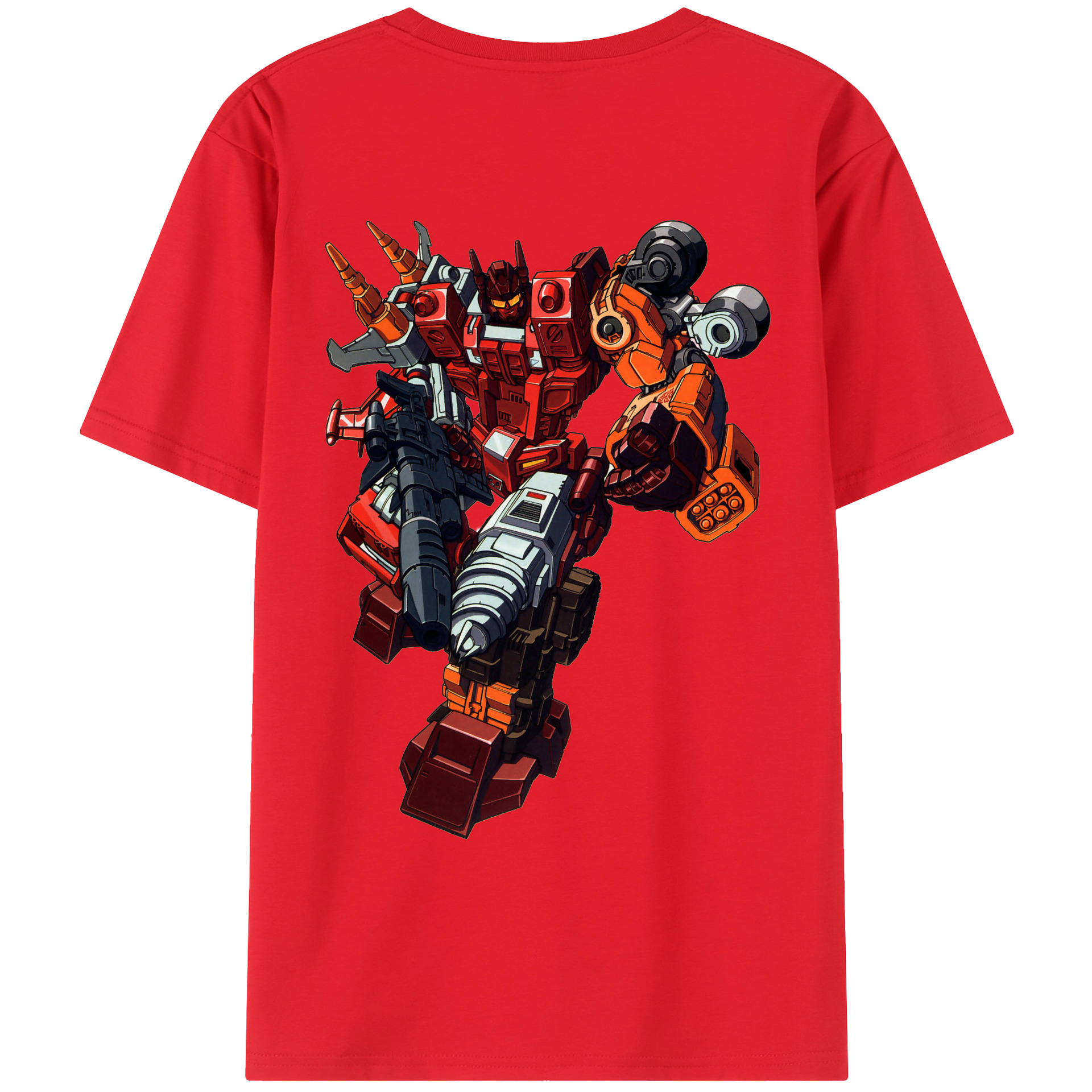 （画像用）  綿100％ メンズ半袖Tシャツ（バックプリント） 通気性