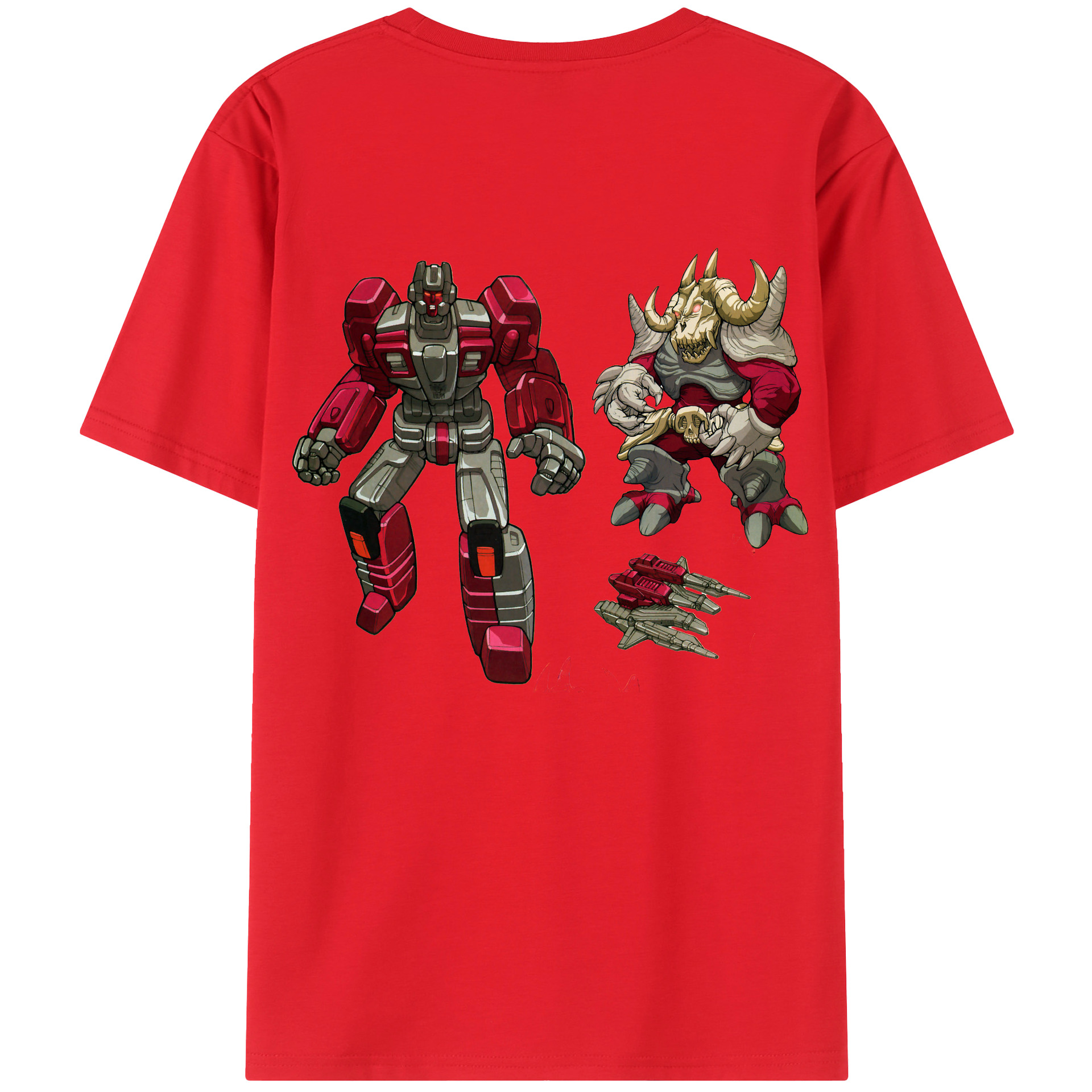 （画像用）  綿100％ メンズ半袖Tシャツ（バックプリント） 通気性