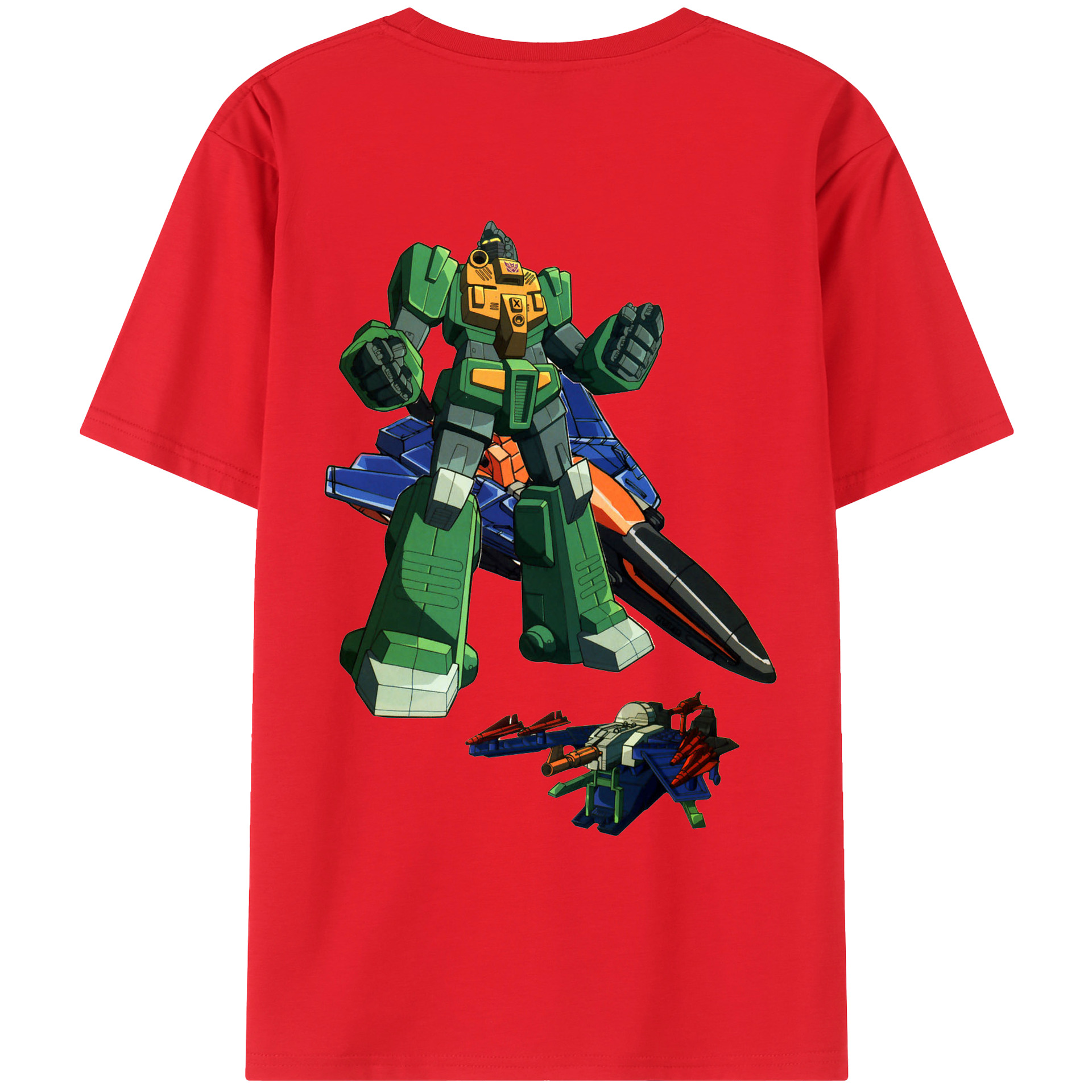 （画像用）  綿100％ メンズ半袖Tシャツ（バックプリント） 通気性