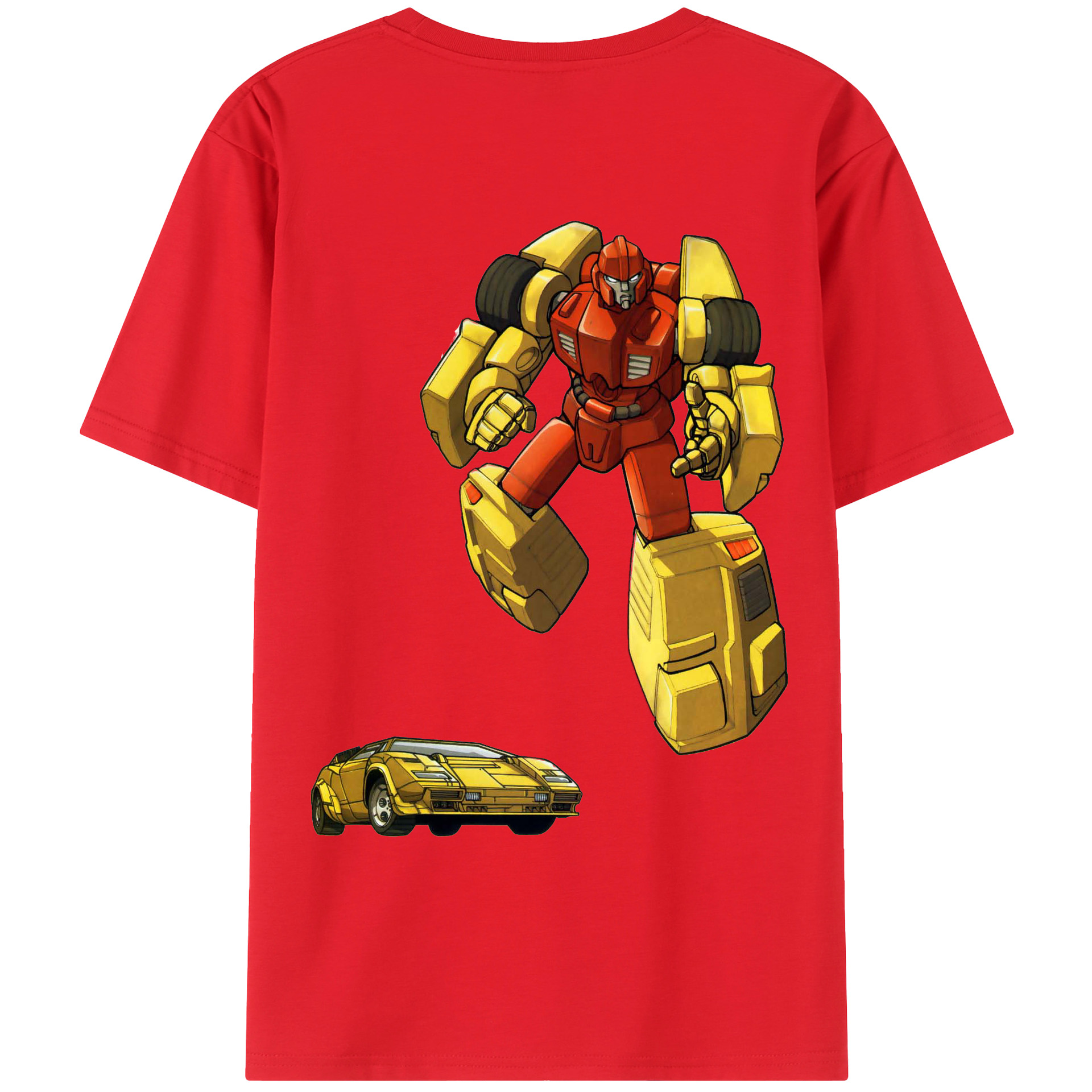 （画像用）  綿100％ メンズ半袖Tシャツ（バックプリント） 通気性