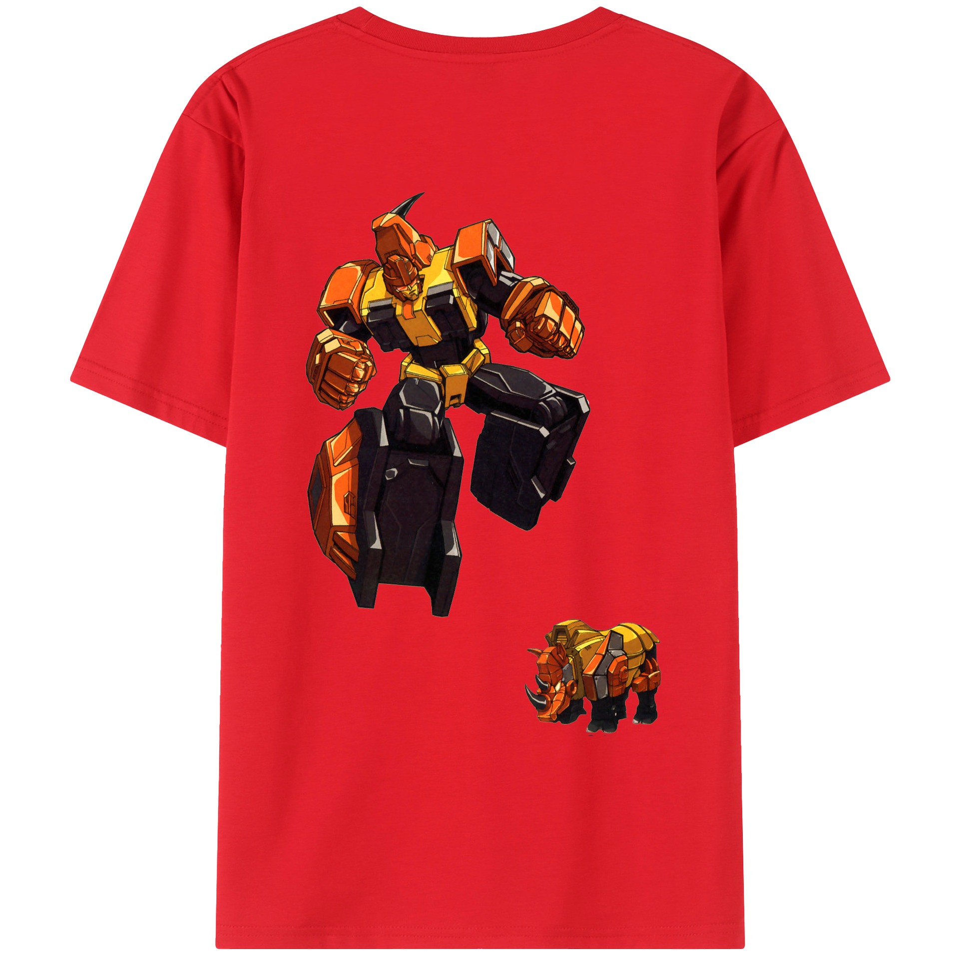 （画像用）  綿100％ メンズ半袖Tシャツ（バックプリント） 通気性