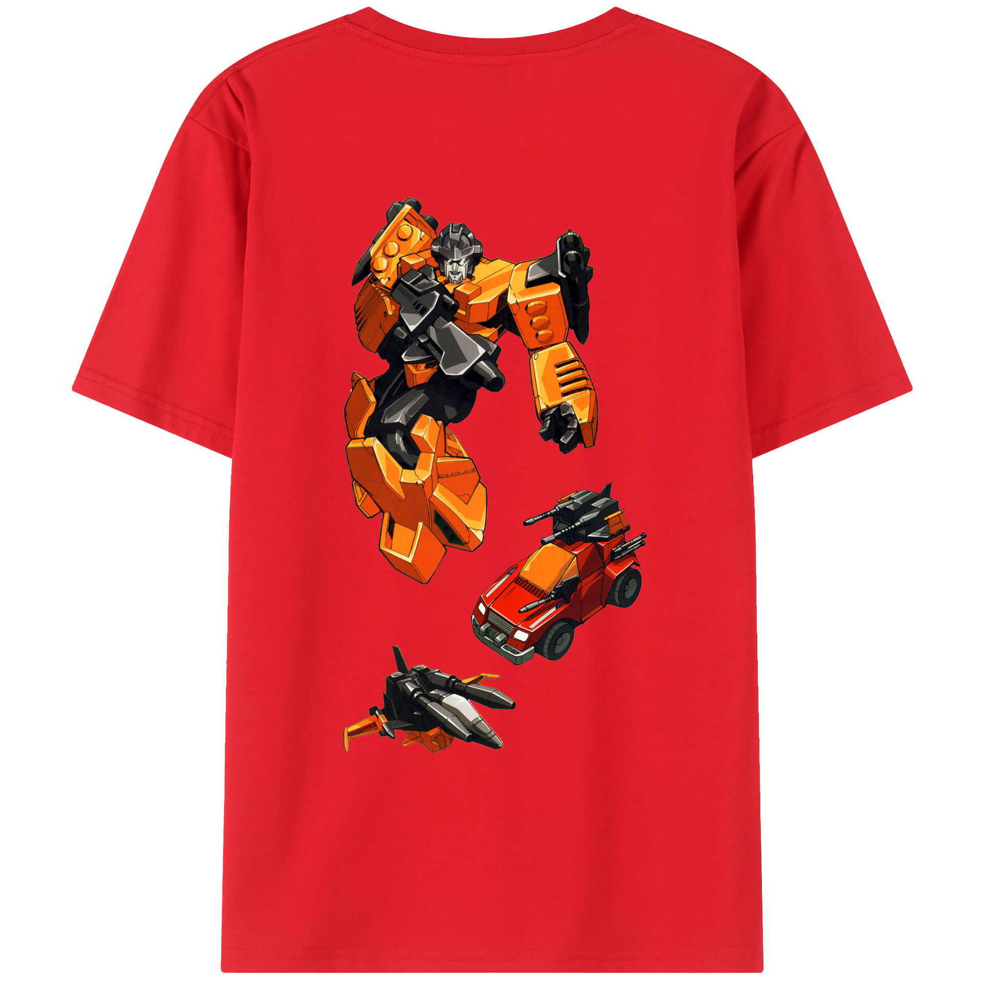 （画像用）  綿100％ メンズ半袖Tシャツ（バックプリント） 通気性
