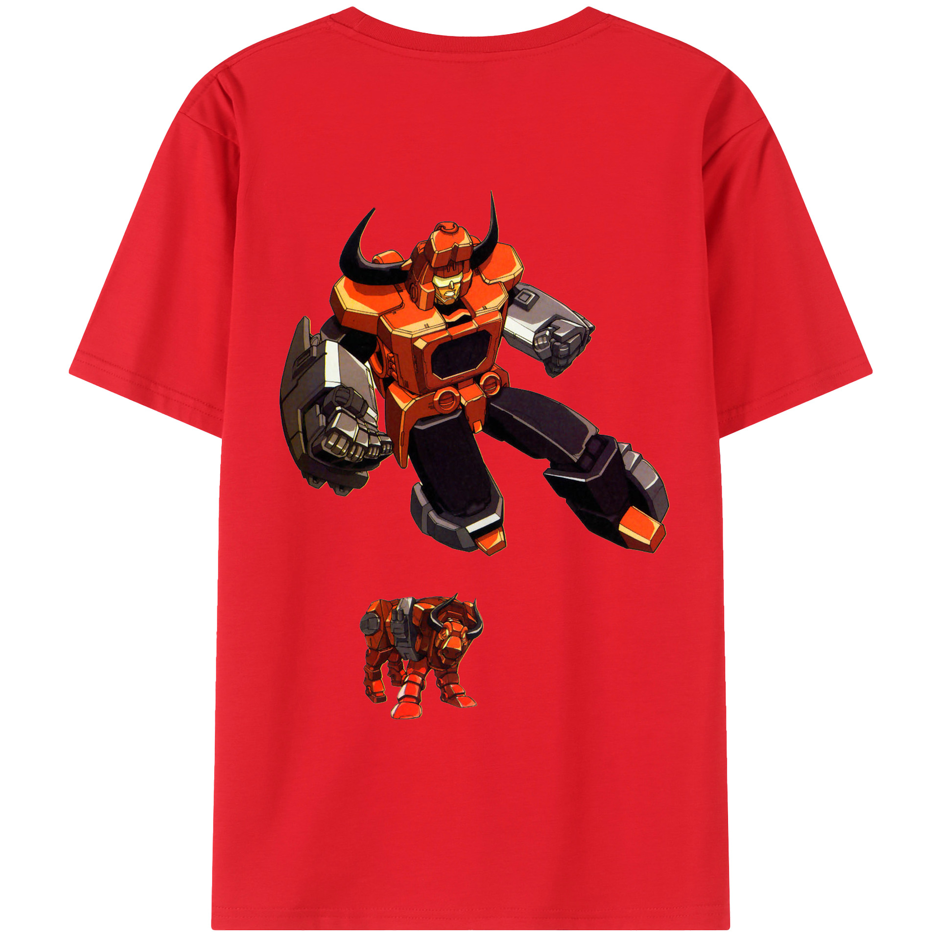 （画像用）  綿100％ メンズ半袖Tシャツ（バックプリント） 通気性