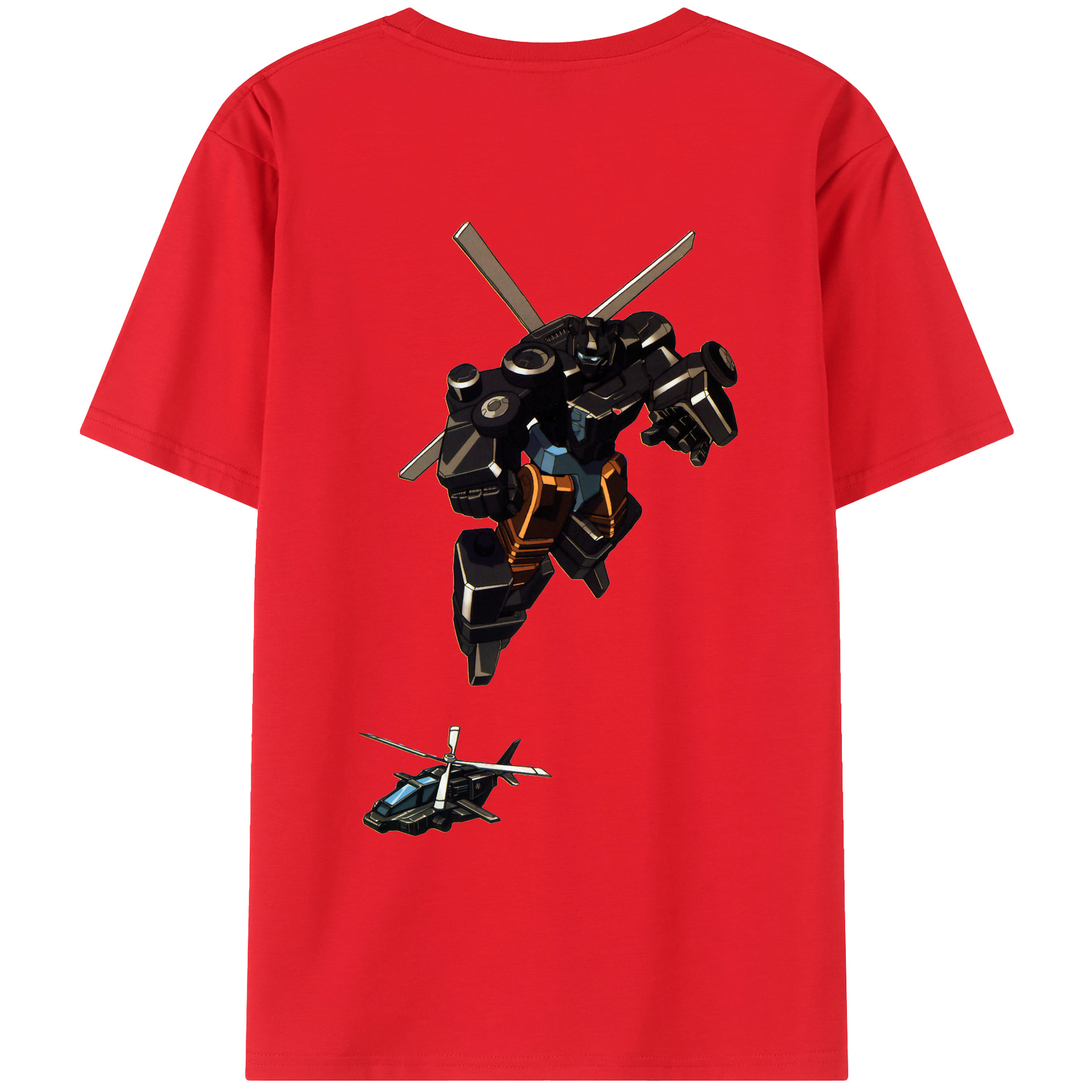 （画像用）  綿100％ メンズ半袖Tシャツ（バックプリント） 通気性