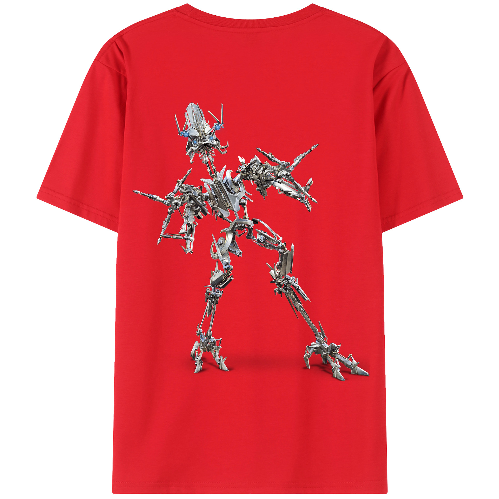 （画像用）  綿100％ メンズ半袖Tシャツ（バックプリント） 通気性