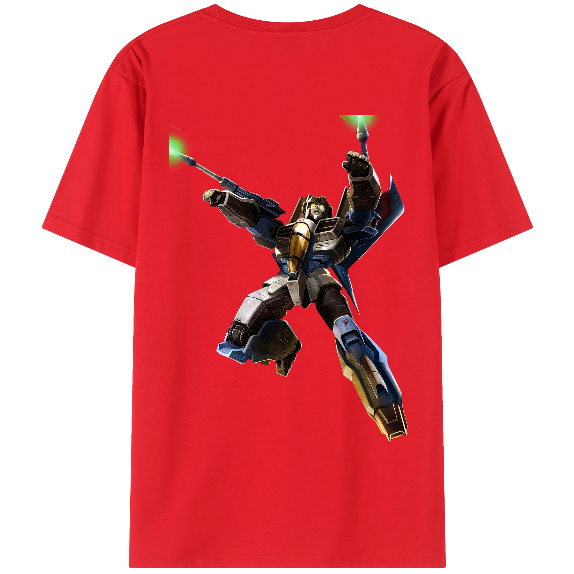 （画像用）  綿100％ メンズ半袖Tシャツ（バックプリント） 通気性