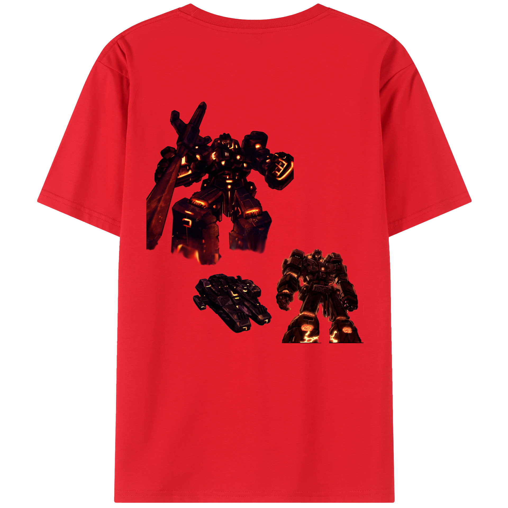 （画像用）  綿100％ メンズ半袖Tシャツ（バックプリント） 通気性