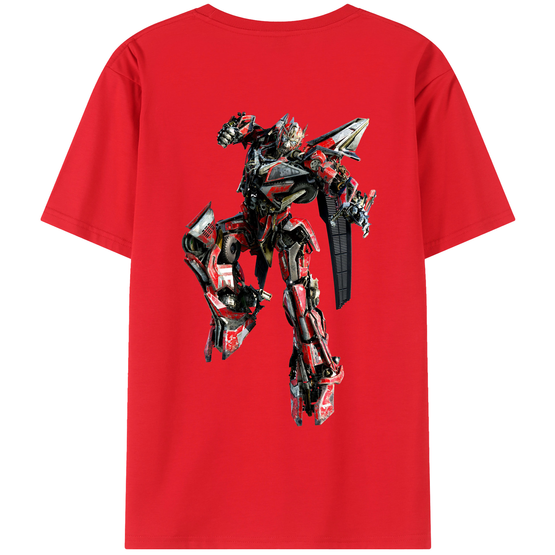 （画像用）  綿100％ メンズ半袖Tシャツ（バックプリント） 通気性