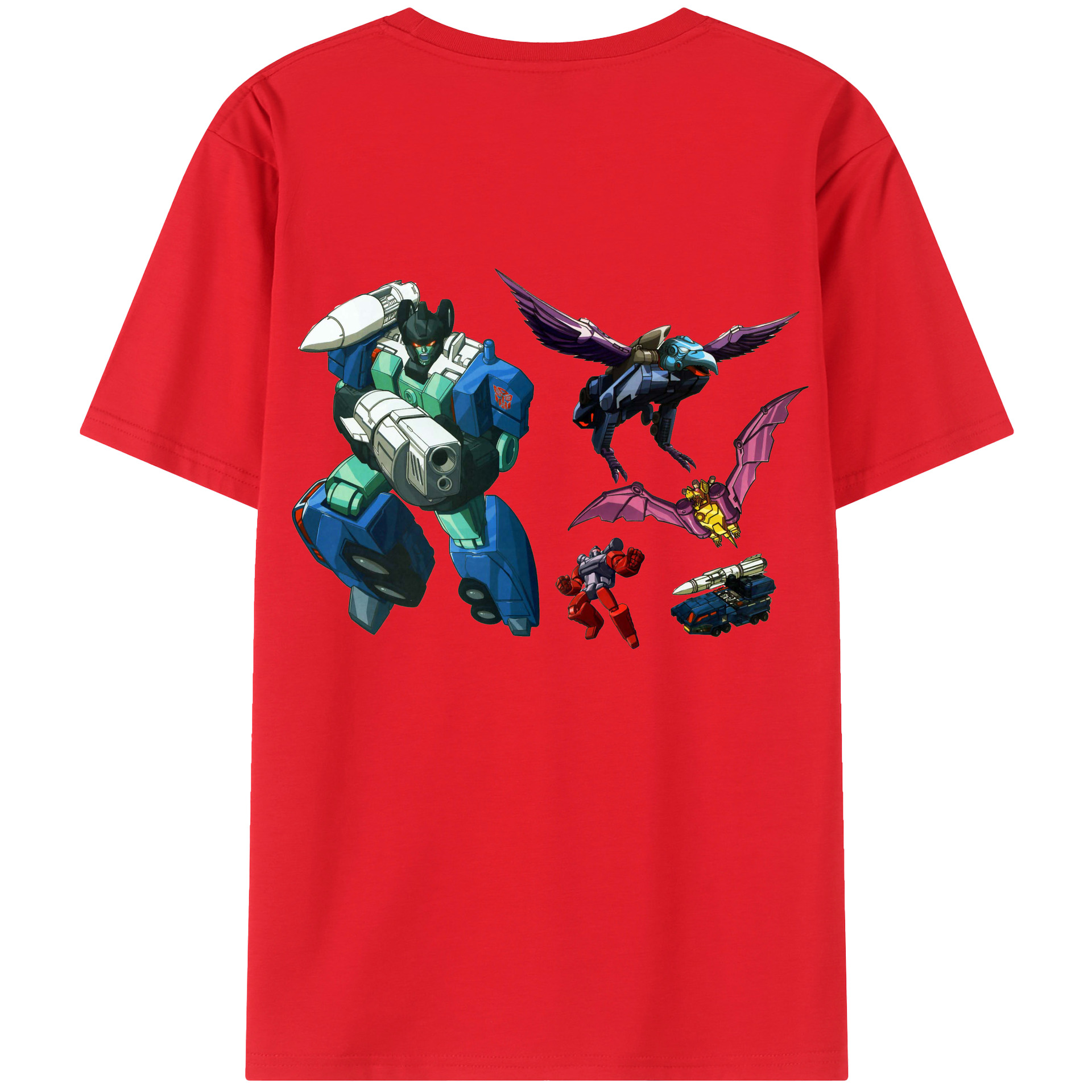 （画像用）  綿100％ メンズ半袖Tシャツ（バックプリント） 通気性