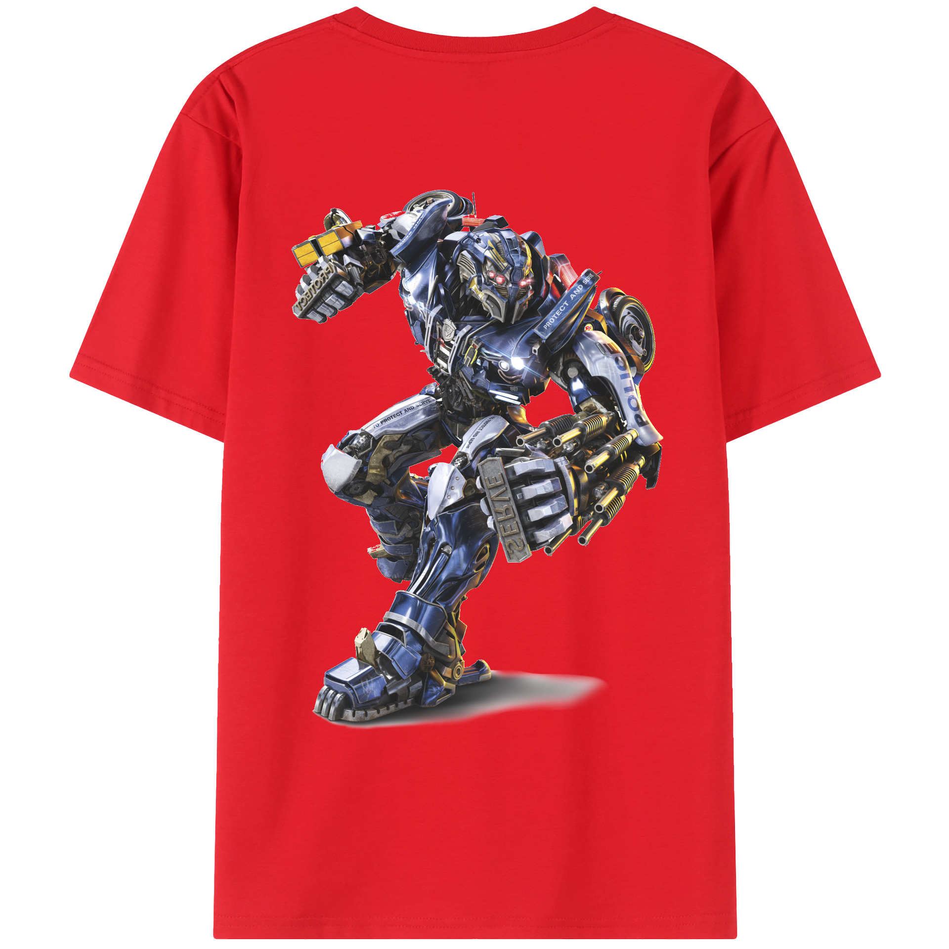 （画像用）  綿100％ メンズ半袖Tシャツ（バックプリント） 通気性