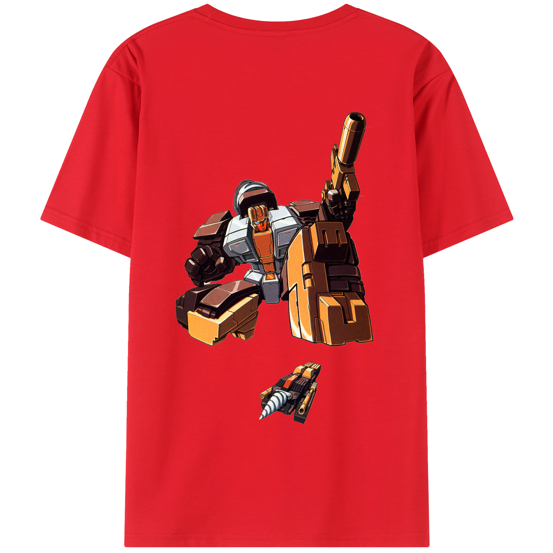 （画像用）  綿100％ メンズ半袖Tシャツ（バックプリント） 通気性