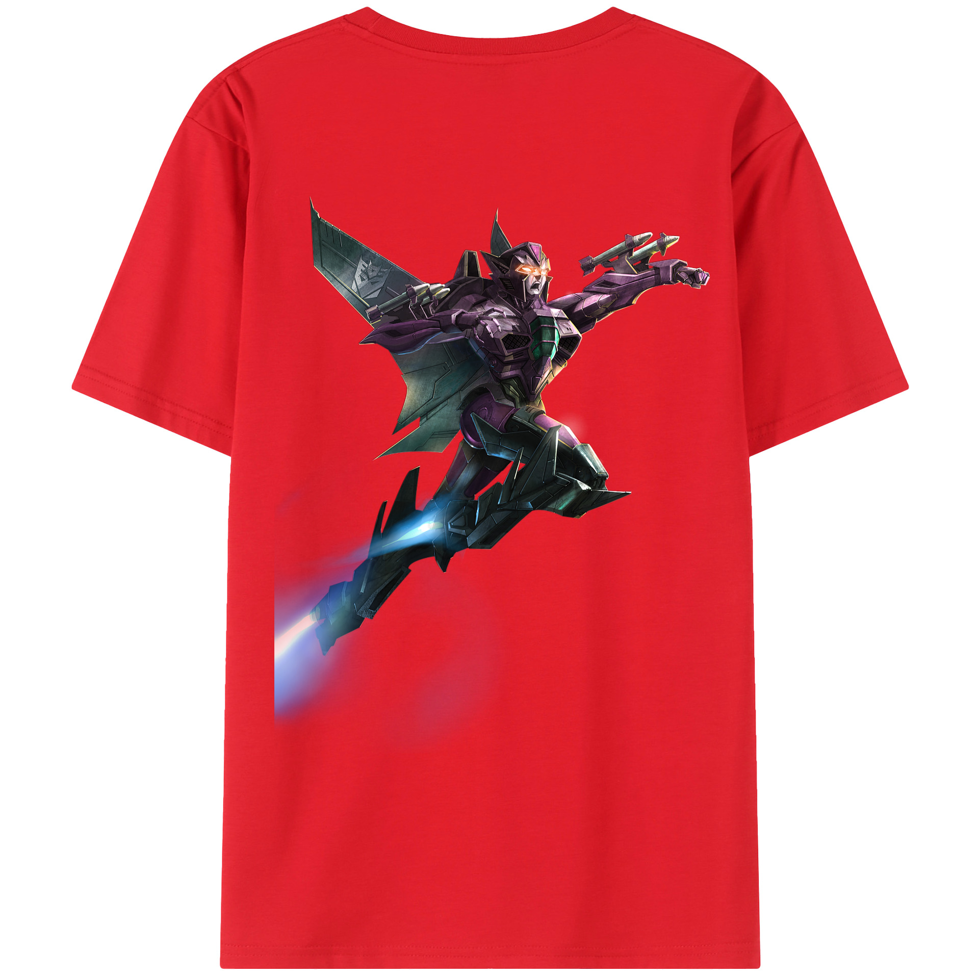 （画像用）  綿100％ メンズ半袖Tシャツ（バックプリント） 通気性