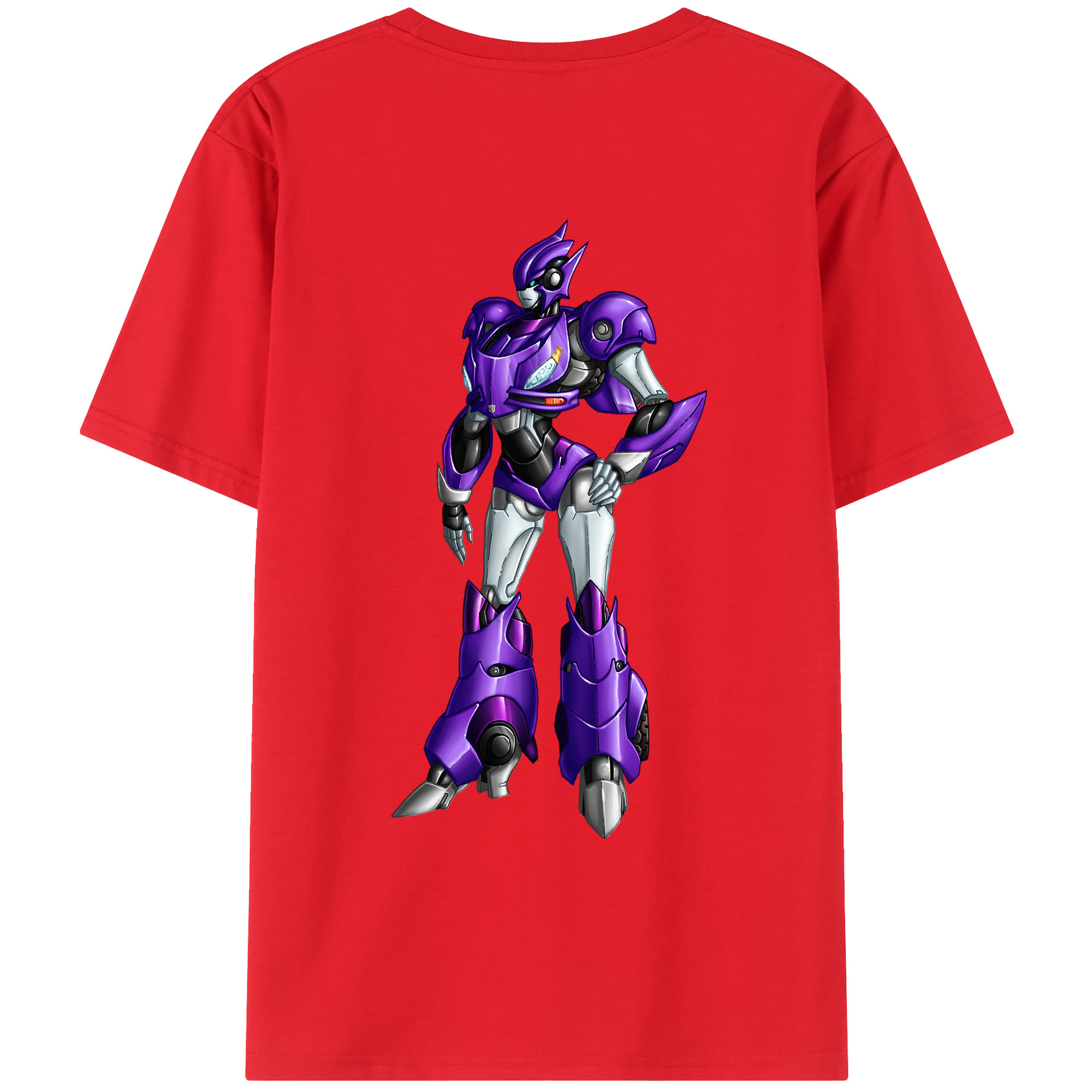 （画像用）  綿100％ メンズ半袖Tシャツ（バックプリント） 通気性