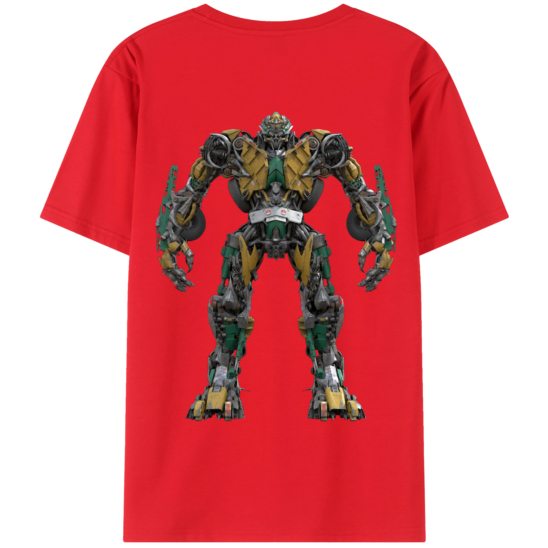 （画像用）  綿100％ メンズ半袖Tシャツ（バックプリント） 通気性