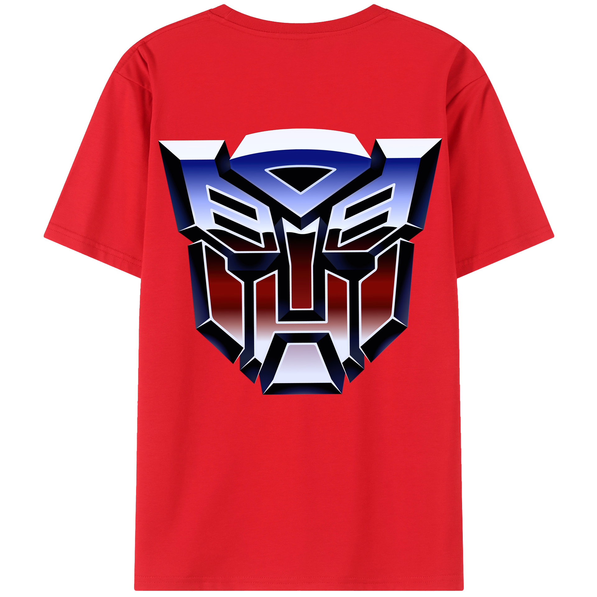 （画像用）  綿100％ メンズ半袖Tシャツ（バックプリント） 通気性