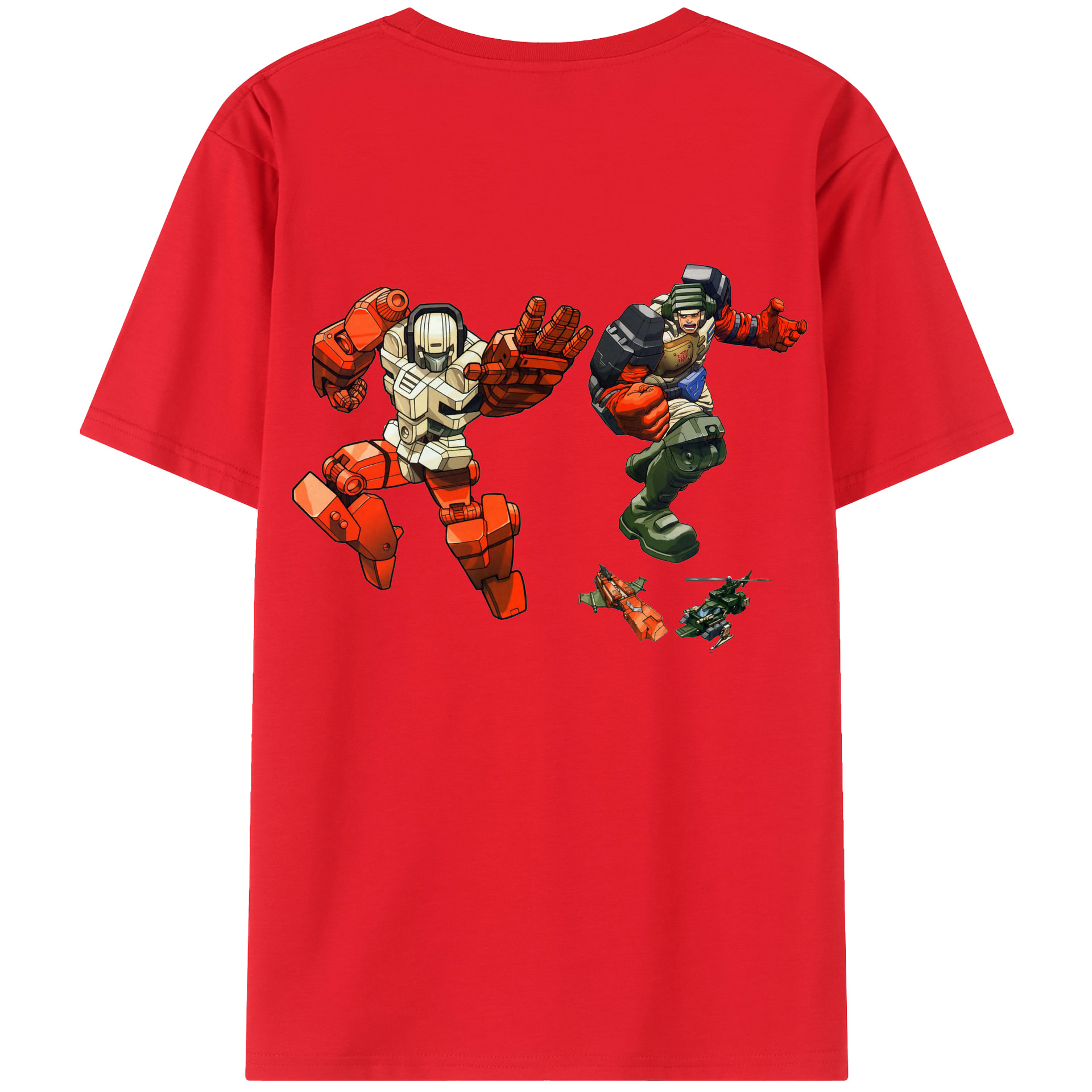 （画像用）  綿100％ メンズ半袖Tシャツ（バックプリント） 通気性
