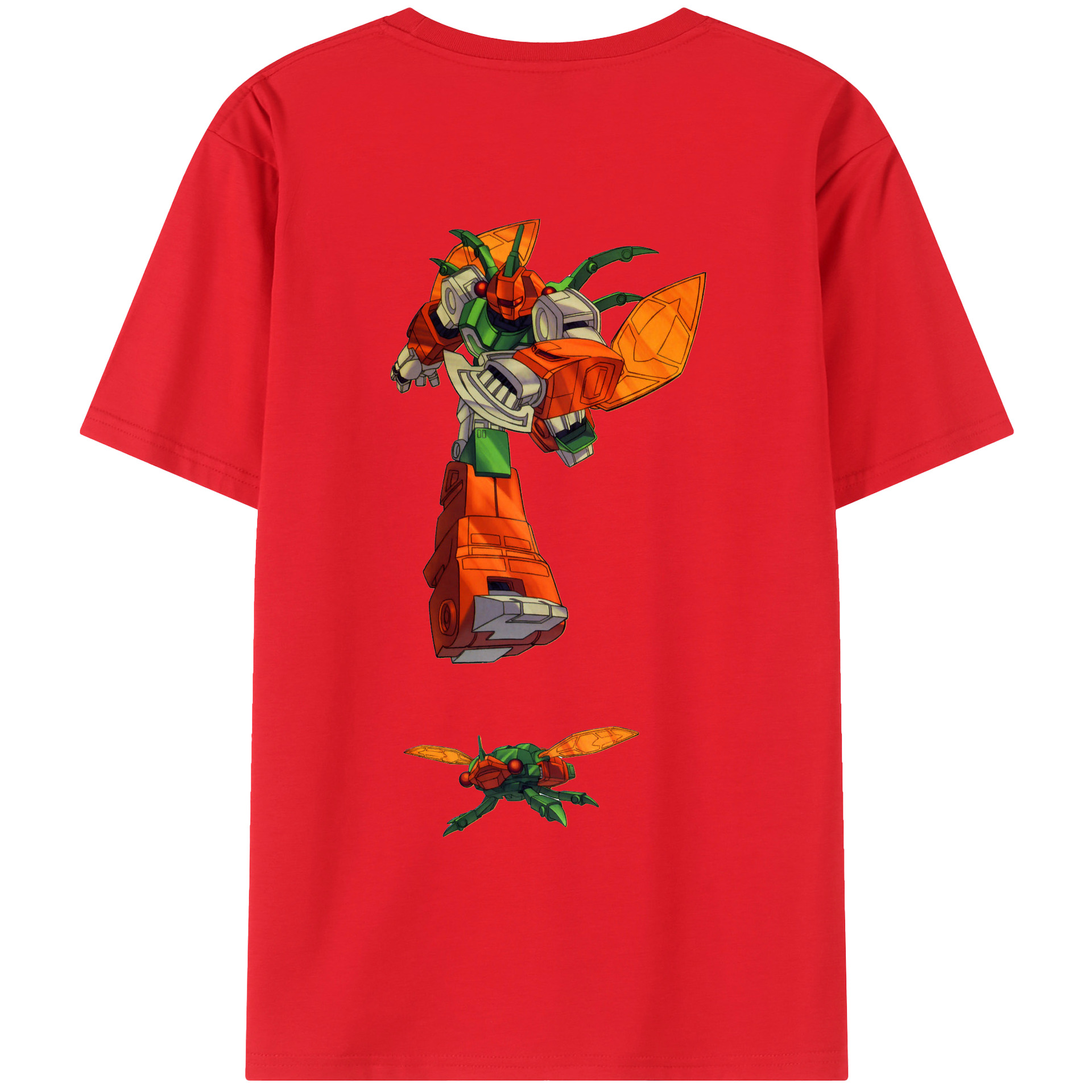（画像用）  綿100％ メンズ半袖Tシャツ（バックプリント） 通気性