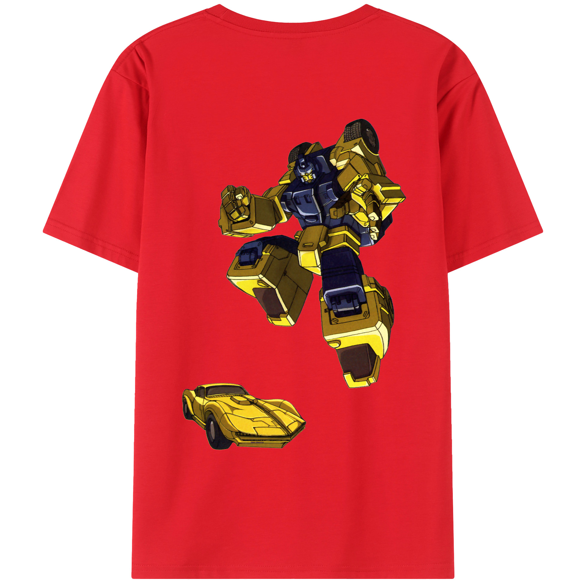 （画像用）  綿100％ メンズ半袖Tシャツ（バックプリント） 通気性