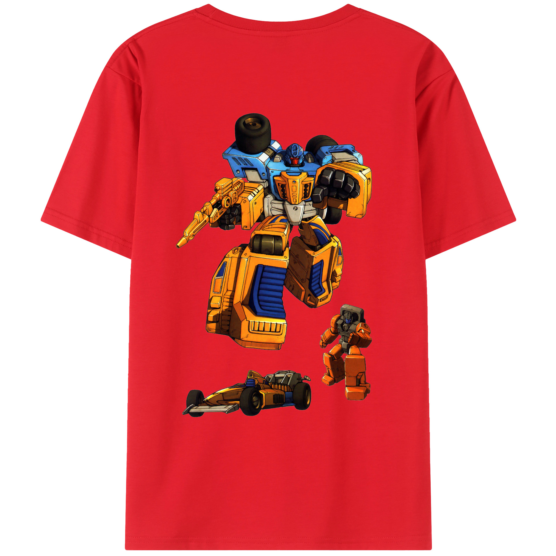 （画像用）  綿100％ メンズ半袖Tシャツ（バックプリント） 通気性