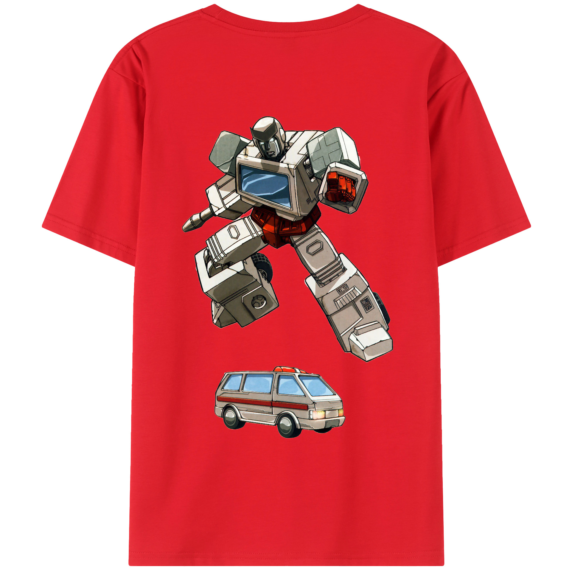 （画像用）  綿100％ メンズ半袖Tシャツ（バックプリント） 通気性