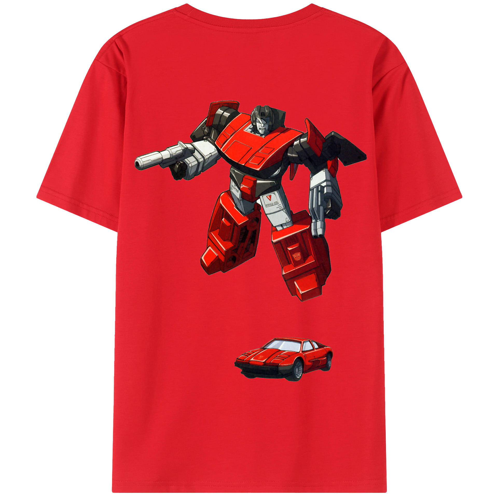（画像用）  綿100％ メンズ半袖Tシャツ（バックプリント） 通気性