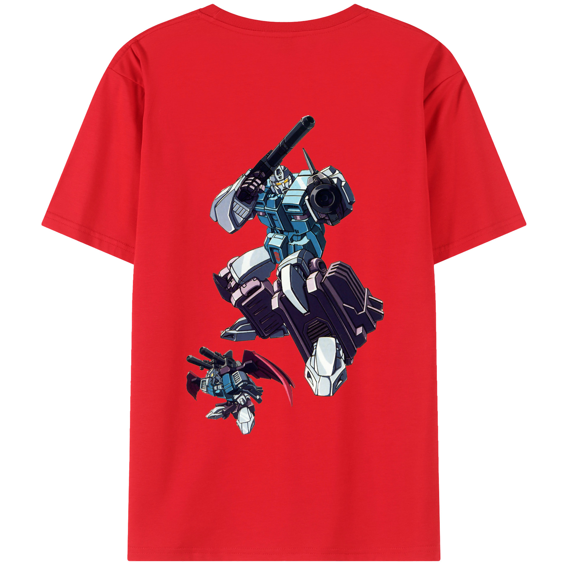 （画像用）  綿100％ メンズ半袖Tシャツ（バックプリント） 通気性