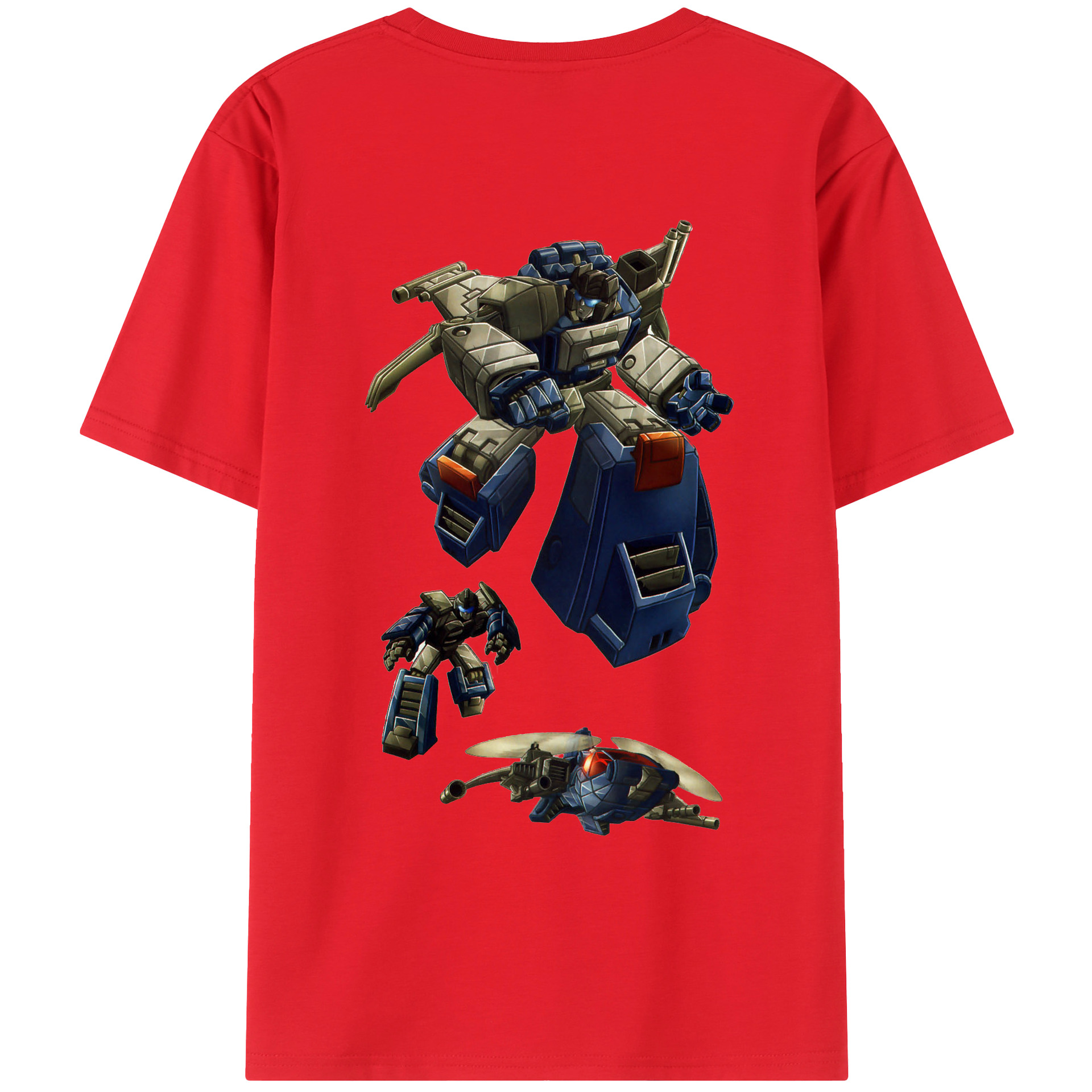 （画像用）  綿100％ メンズ半袖Tシャツ（バックプリント） 通気性