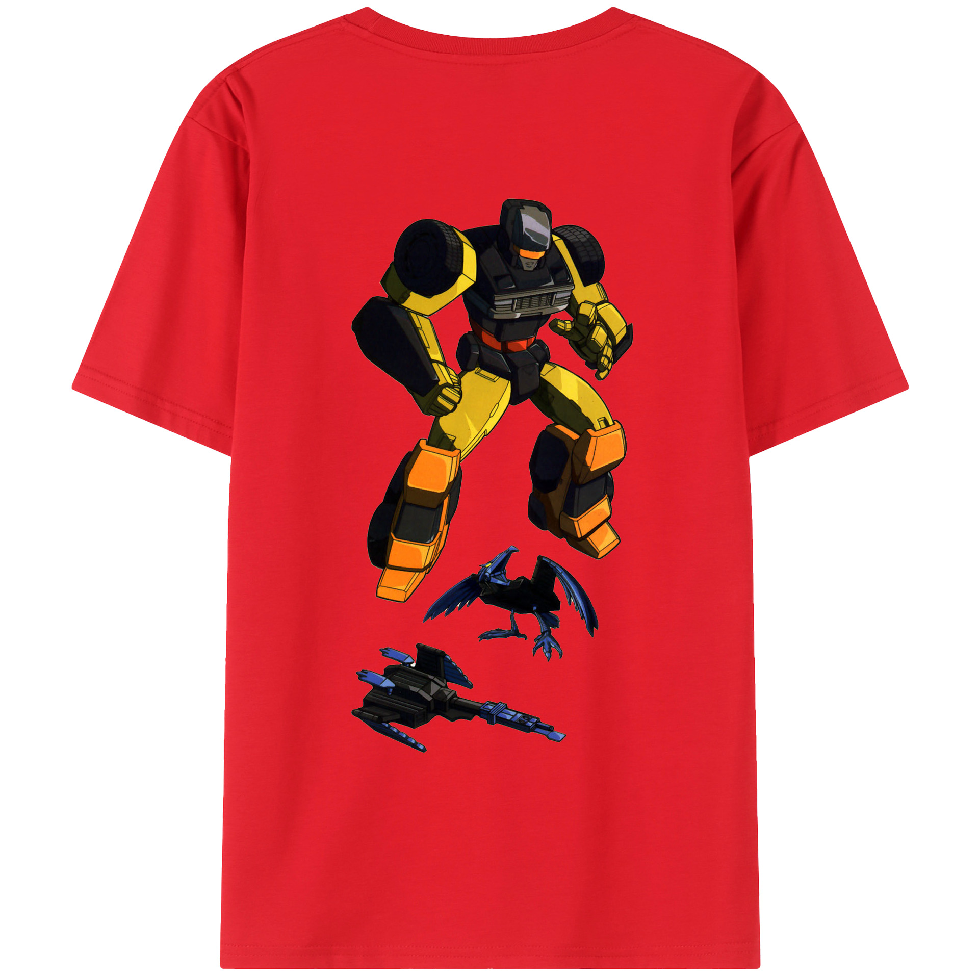 （画像用）  綿100％ メンズ半袖Tシャツ（バックプリント） 通気性