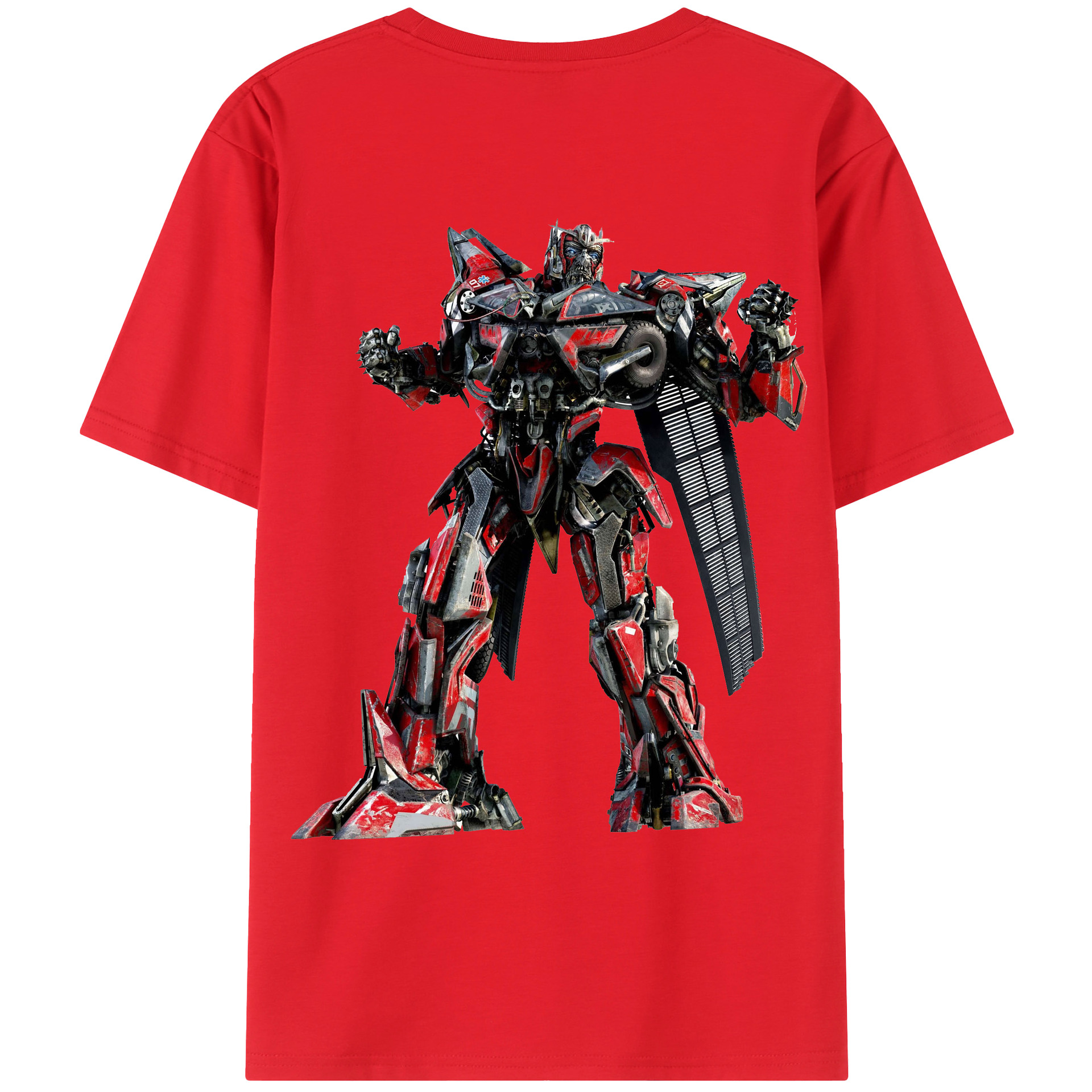 （画像用）  綿100％ メンズ半袖Tシャツ（バックプリント） 通気性