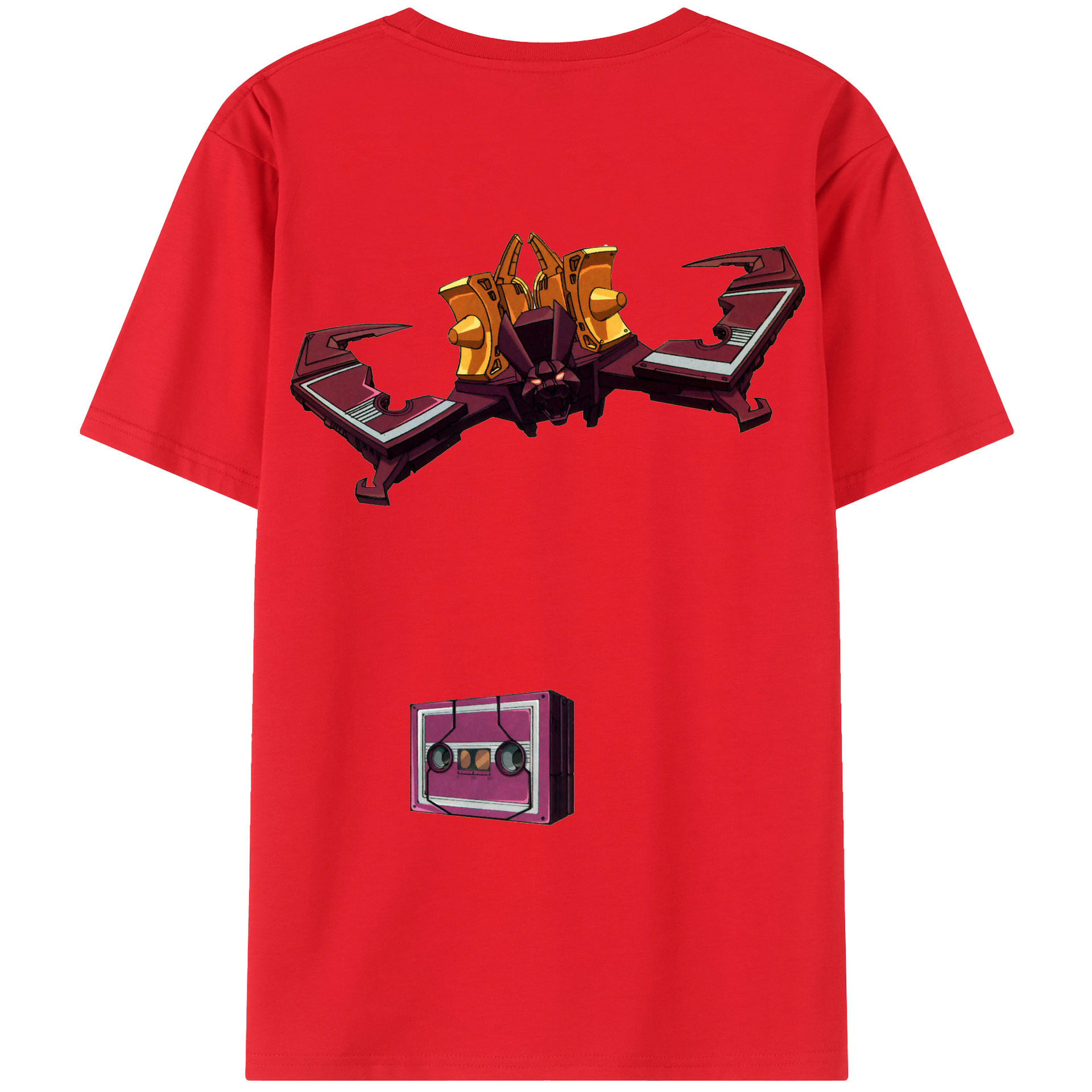 （画像用）  綿100％ メンズ半袖Tシャツ（バックプリント） 通気性