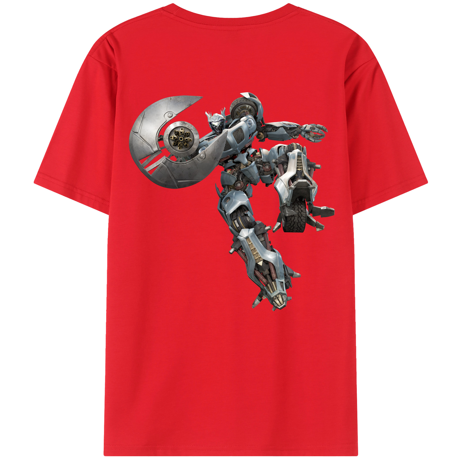 （画像用）  綿100％ メンズ半袖Tシャツ（バックプリント） 通気性