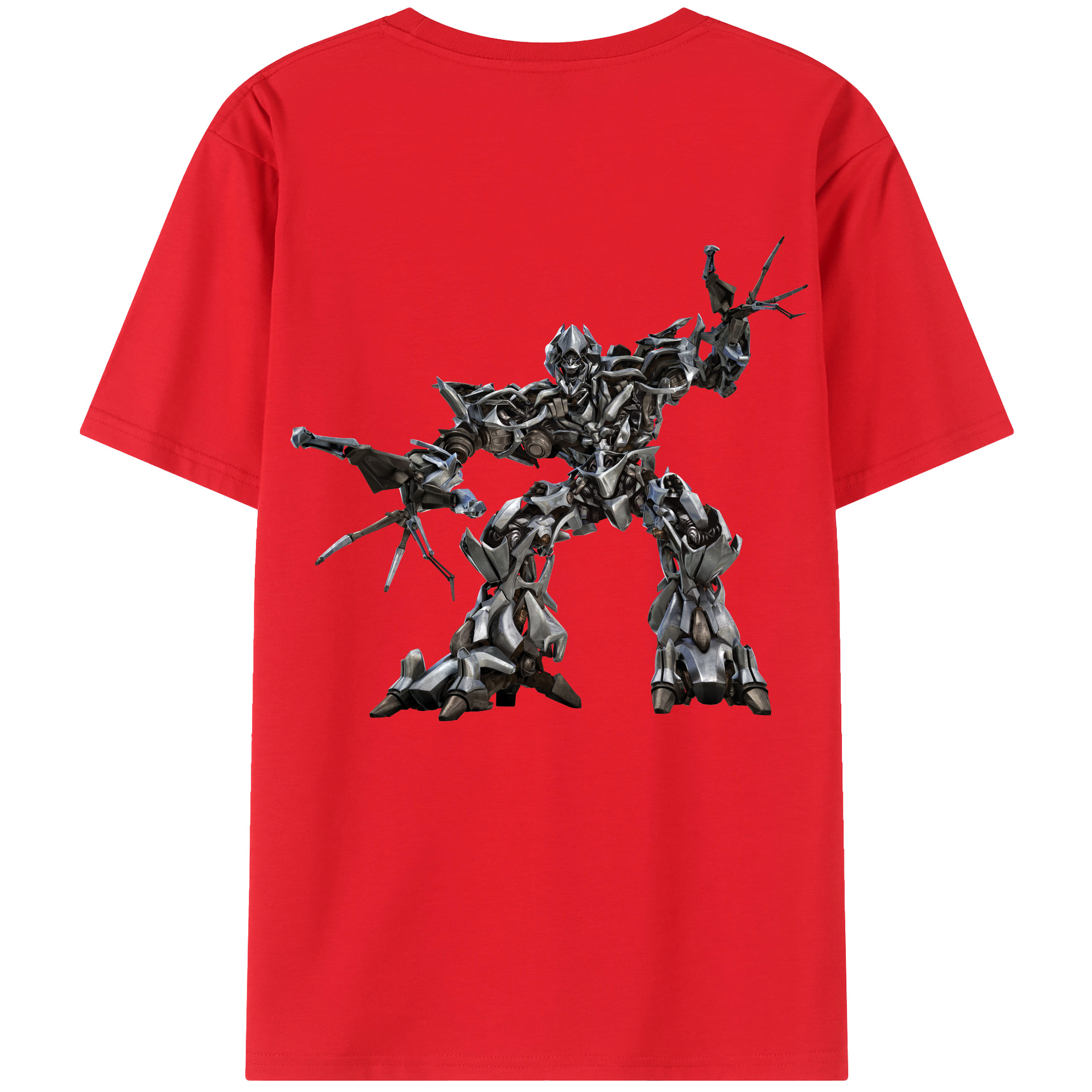 （画像用）  綿100％ メンズ半袖Tシャツ（バックプリント） 通気性