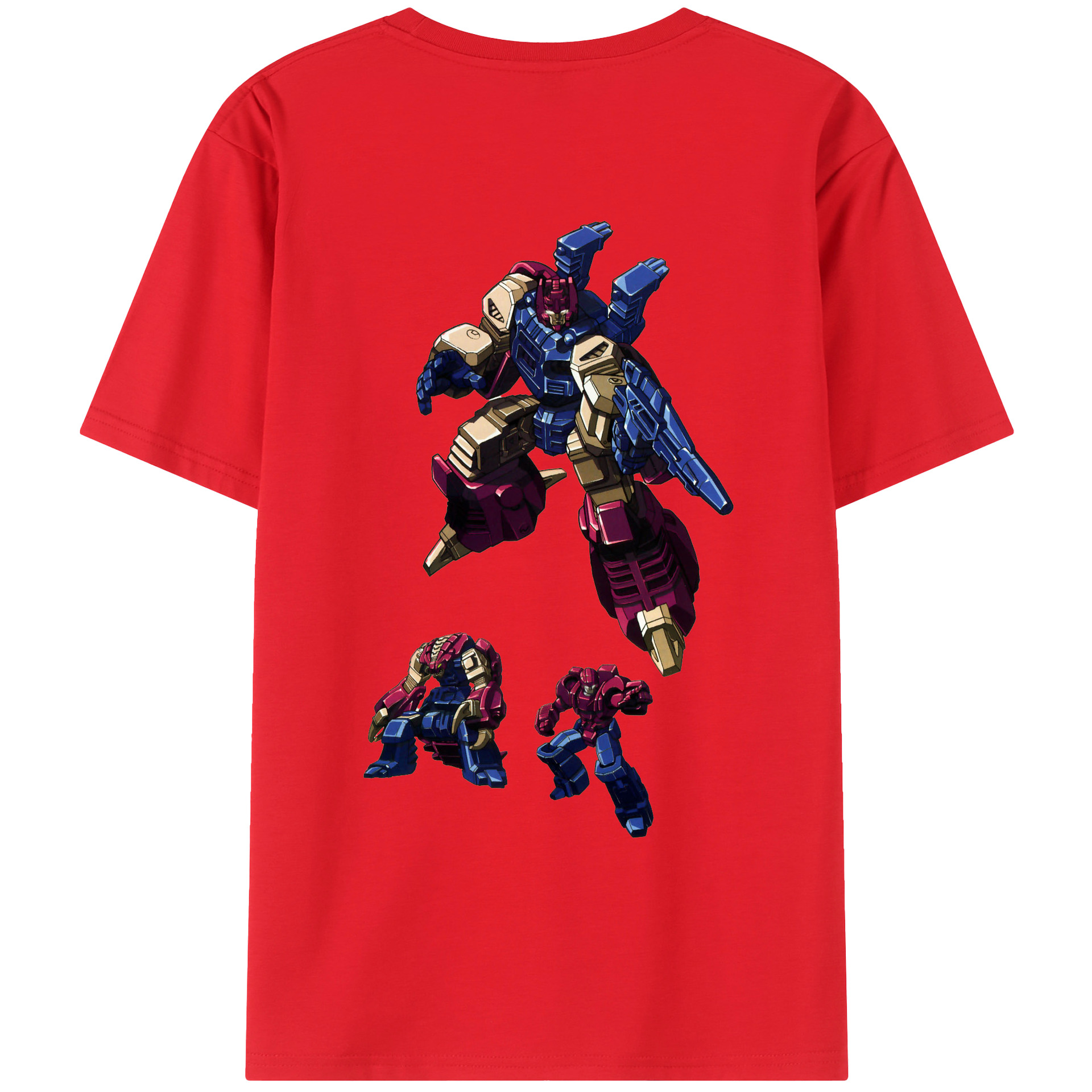 （画像用）  綿100％ メンズ半袖Tシャツ（バックプリント） 通気性