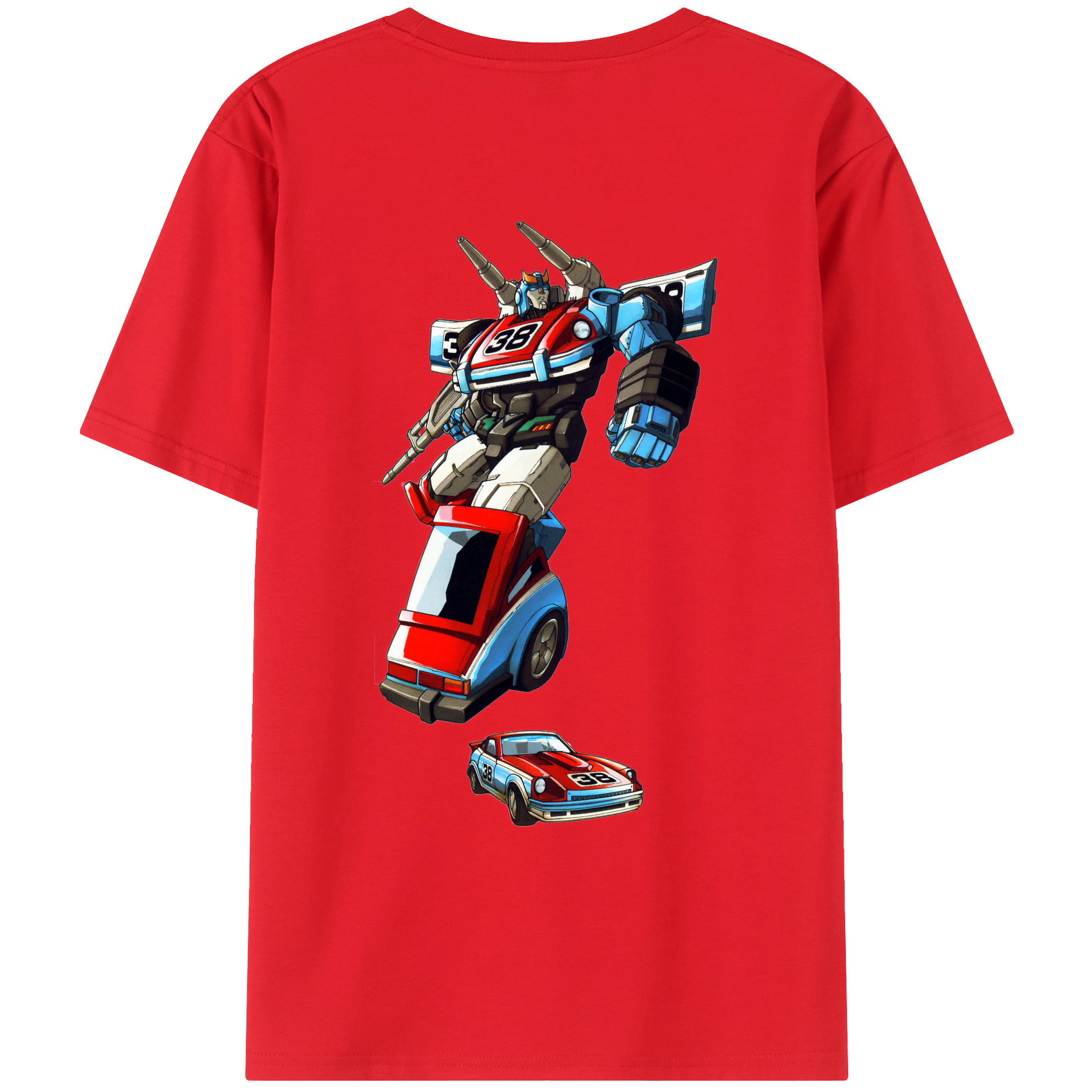 （画像用）  綿100％ メンズ半袖Tシャツ（バックプリント） 通気性