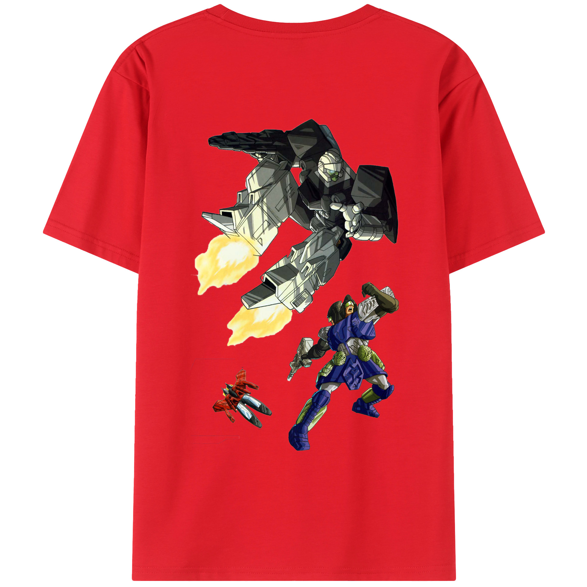（画像用）  綿100％ メンズ半袖Tシャツ（バックプリント） 通気性