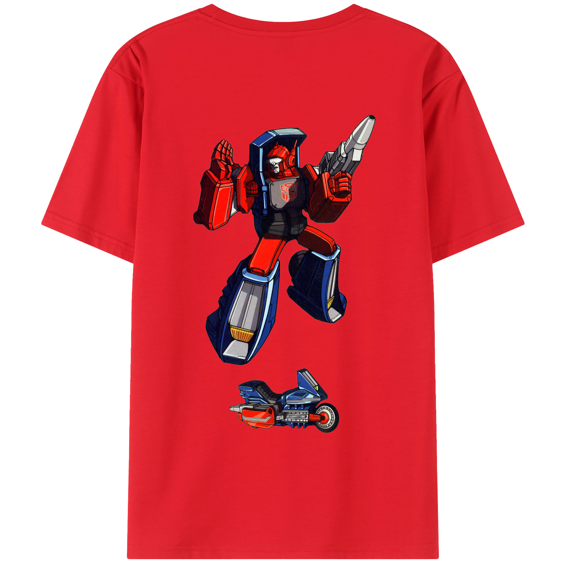 （画像用）  綿100％ メンズ半袖Tシャツ（バックプリント） 通気性