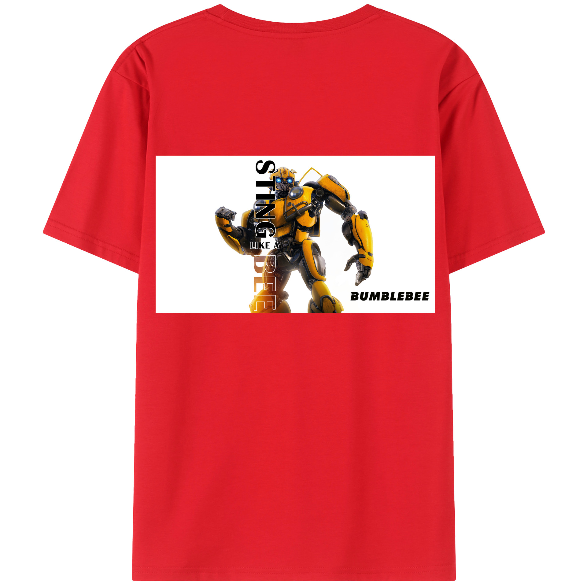（画像用）  綿100％ メンズ半袖Tシャツ（バックプリント） 通気性
