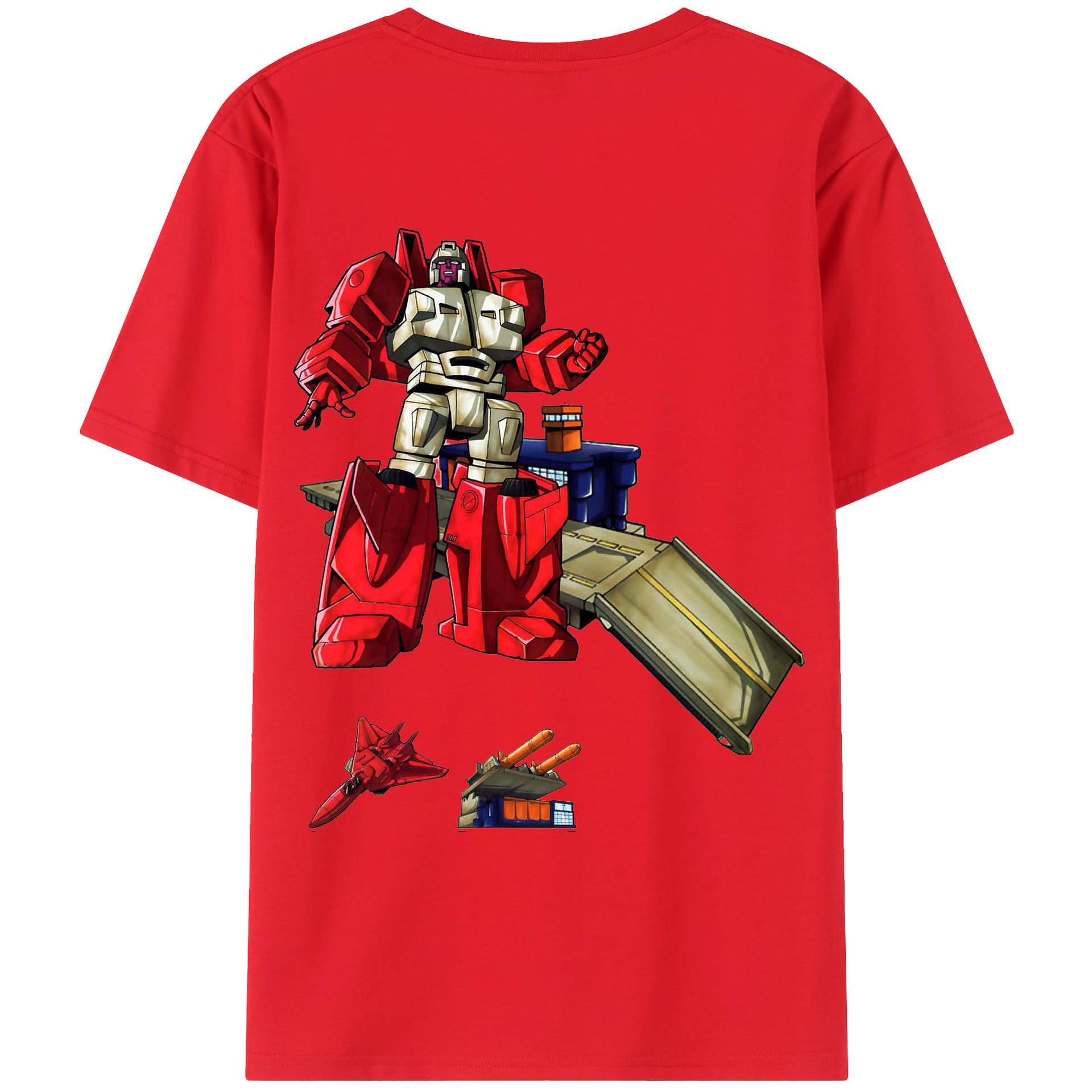 （画像用）  綿100％ メンズ半袖Tシャツ（バックプリント） 通気性