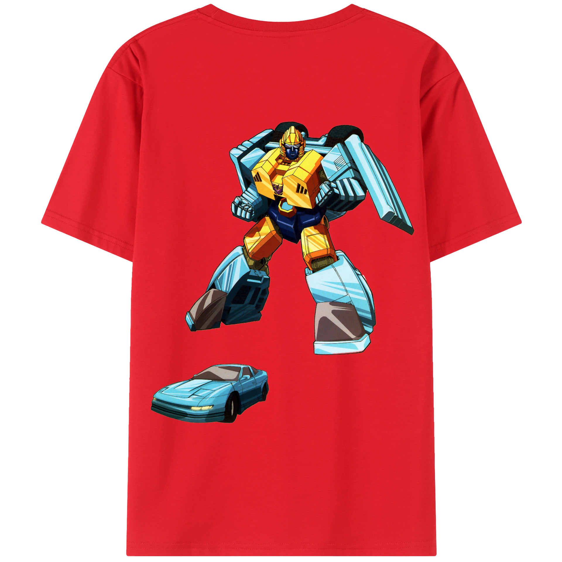 （画像用）  綿100％ メンズ半袖Tシャツ（バックプリント） 通気性