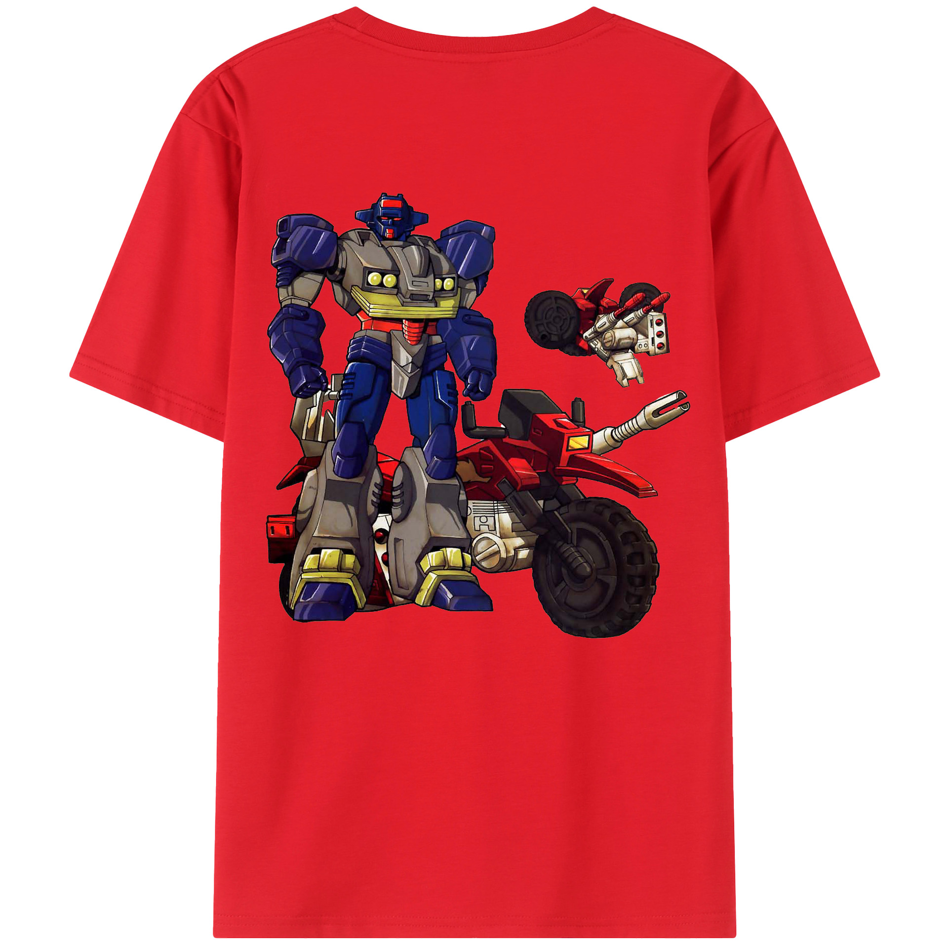 （画像用）  綿100％ メンズ半袖Tシャツ（バックプリント） 通気性