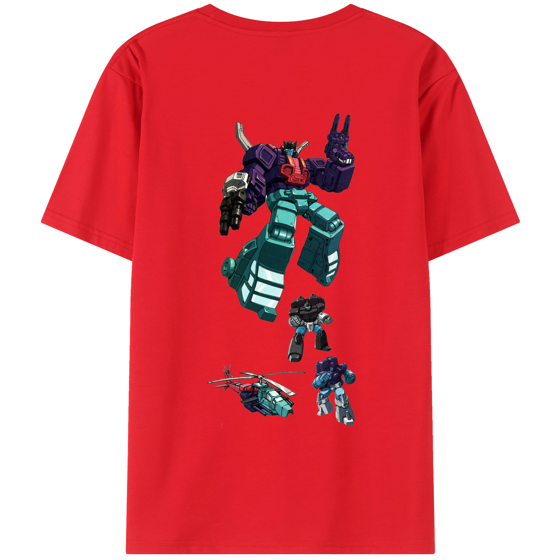 （画像用）  綿100％ メンズ半袖Tシャツ（バックプリント） 通気性